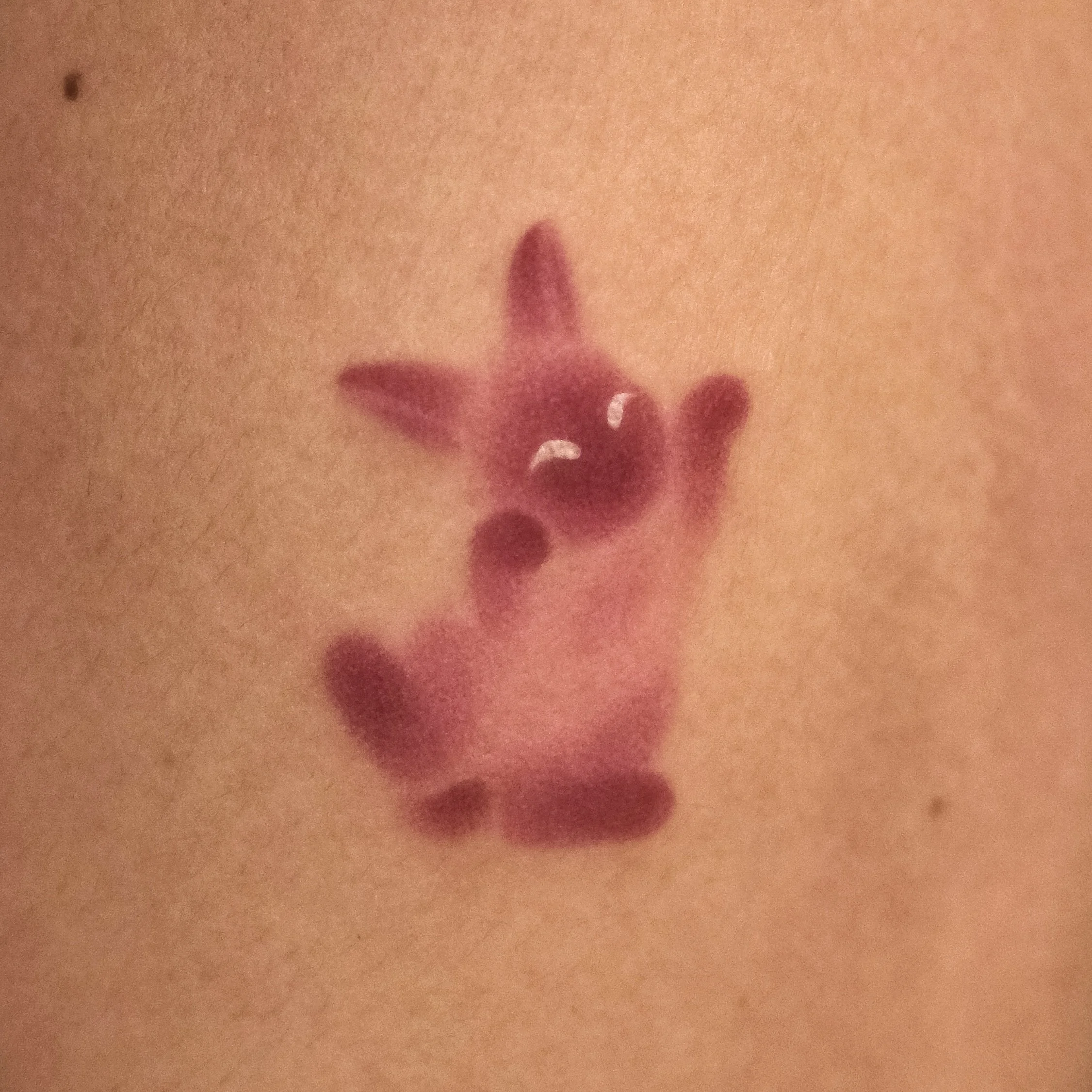 Flash color shadow bunny
