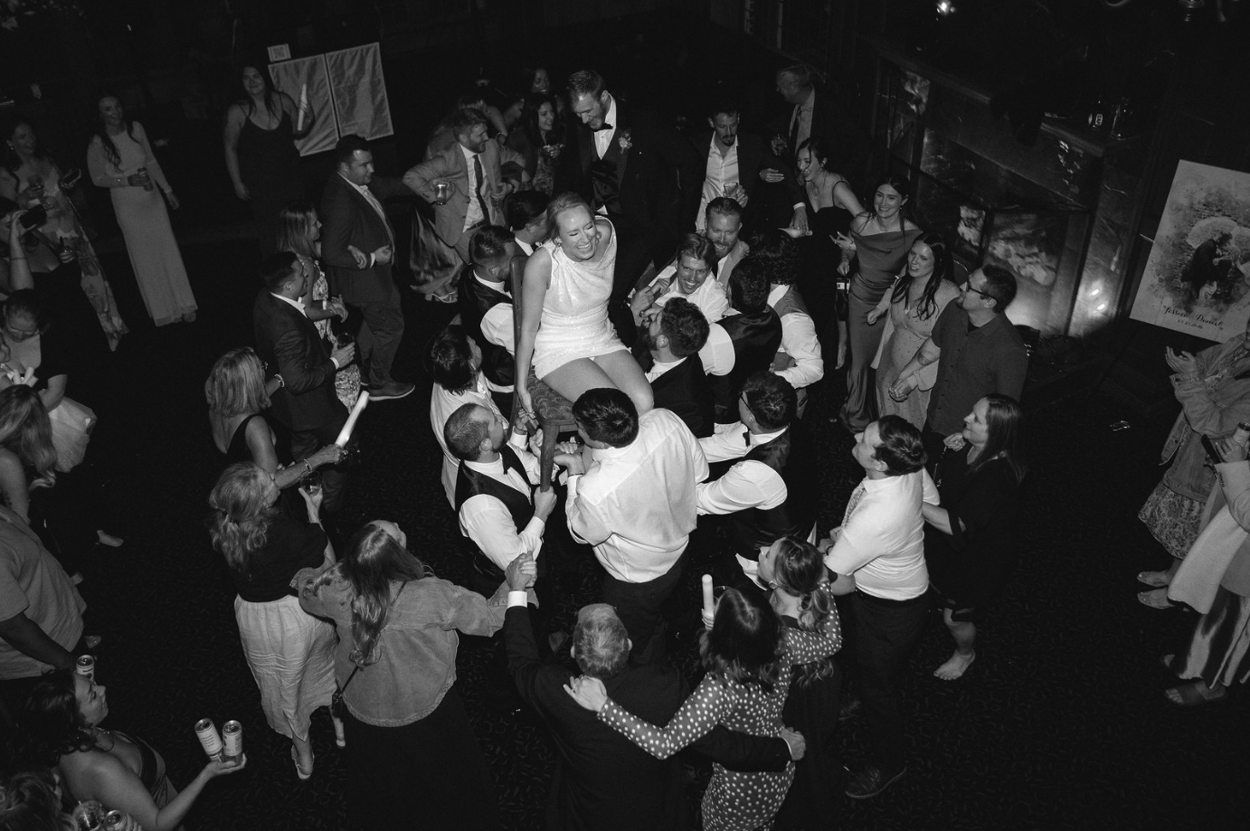 jewish hora dance at wedding, lairmont manor, bellingham washington