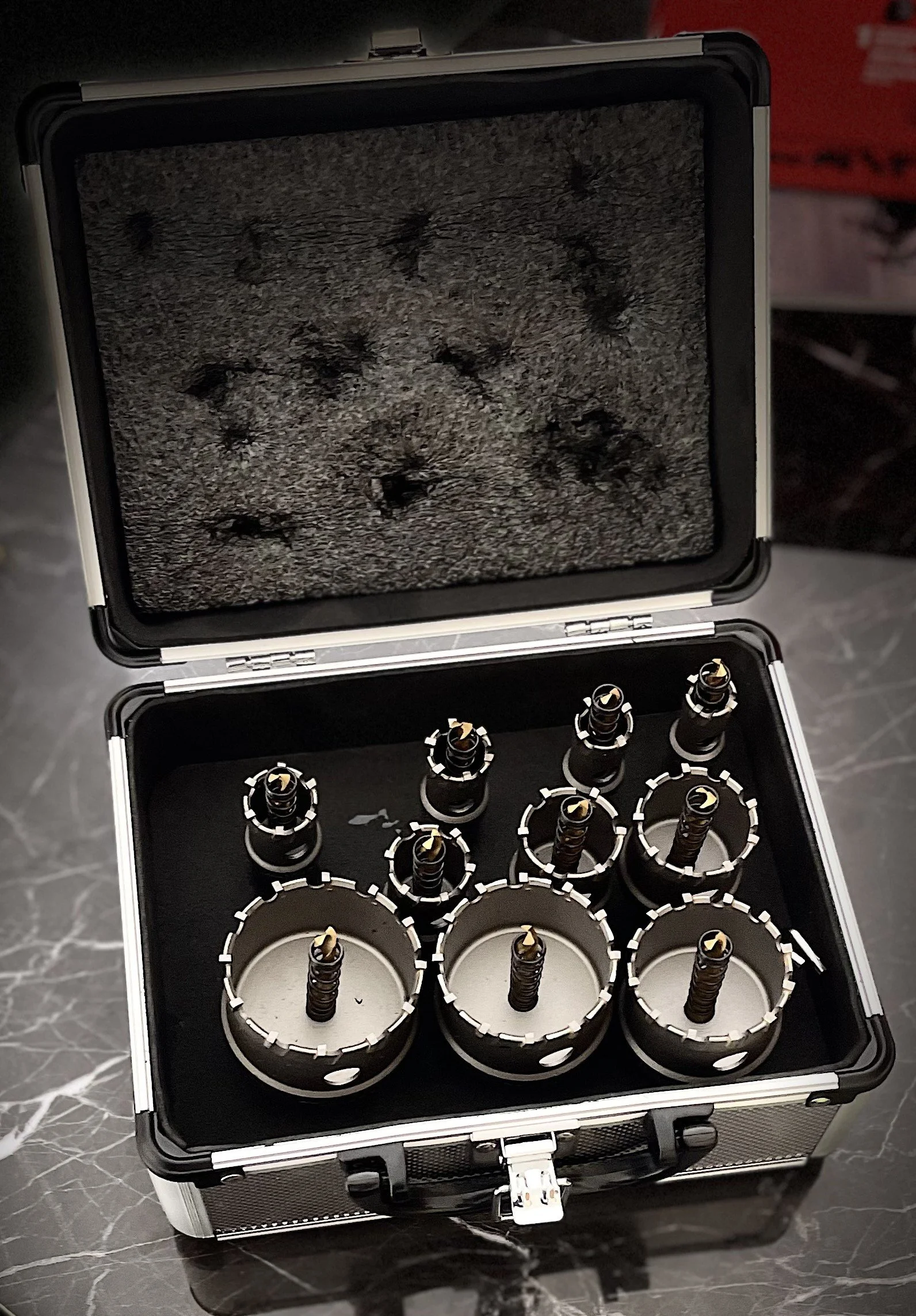 SHDIATOOL 8-Piece TCT Hole Saw Set – Professional Multi-Material Hole Cutter Kit