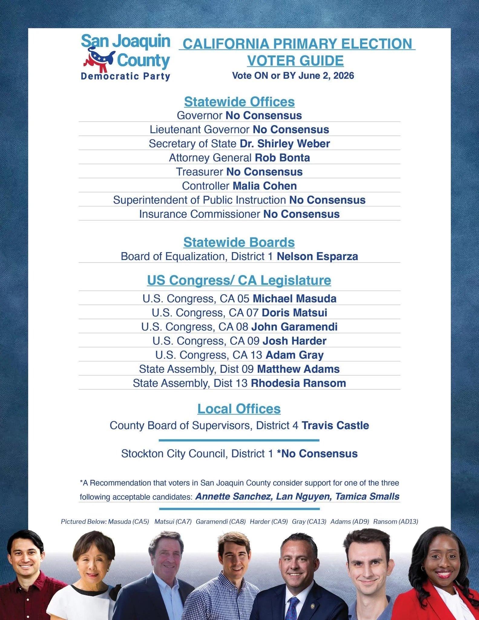 2026 June Primary Endorsements