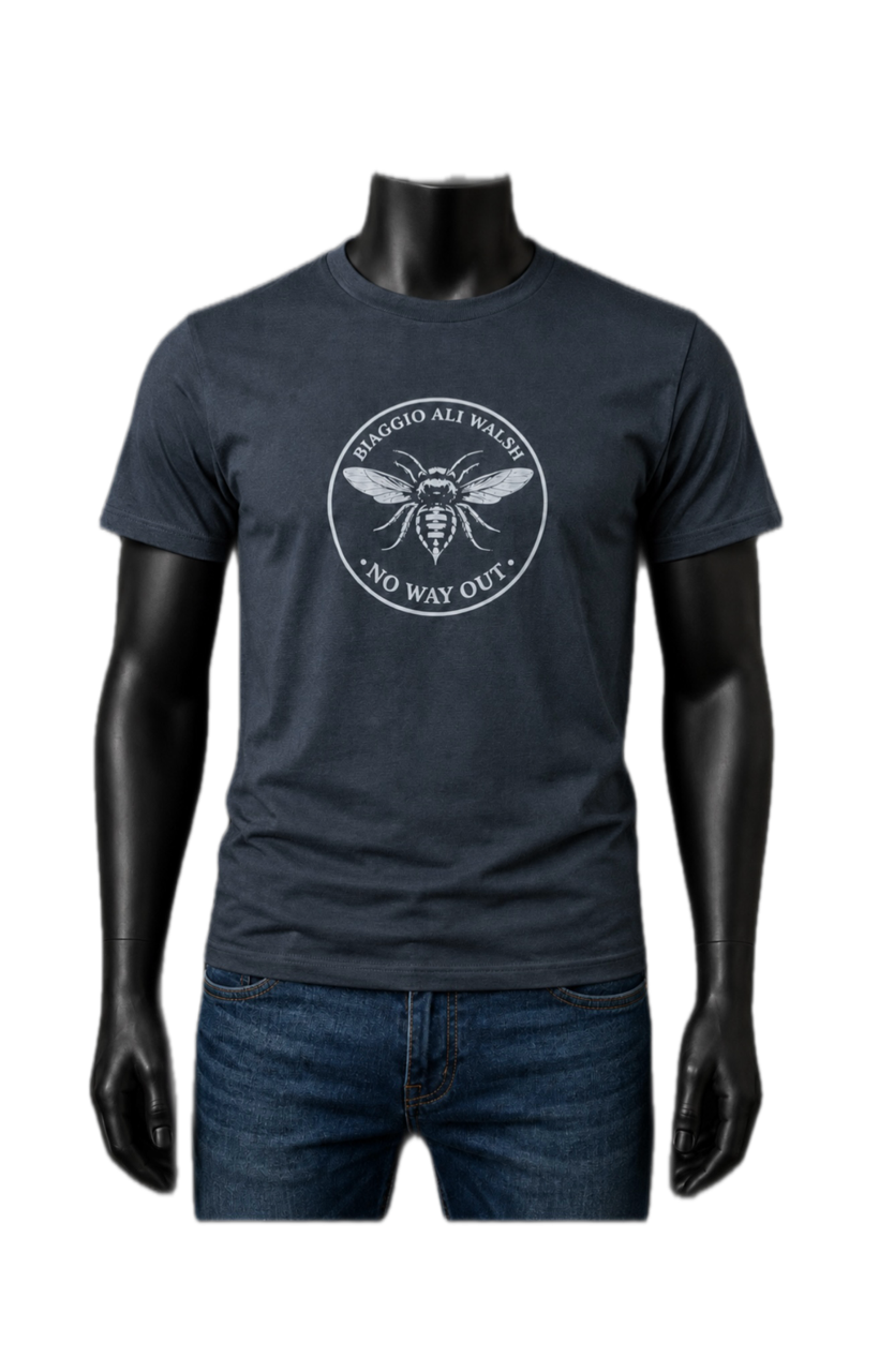 NO WAY OUT CHARCOAL SPORTS TEE