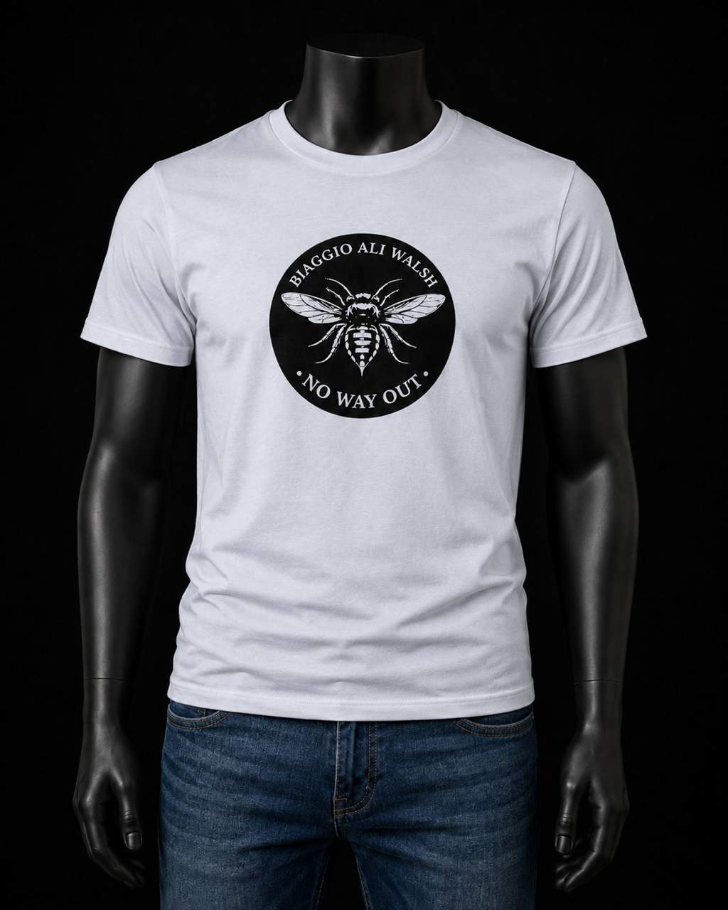 NO WAY OUT WHITE SMOKE SPORTS TEE