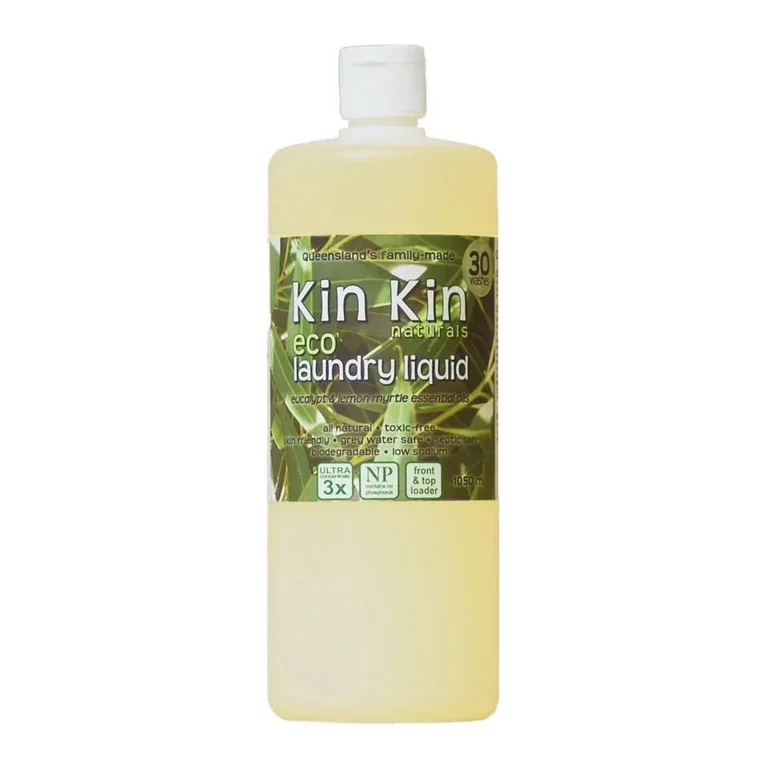 Kin Kin Naturals Laundry Liquid - Eucalyptus & Lemon Myrtle 1050mL