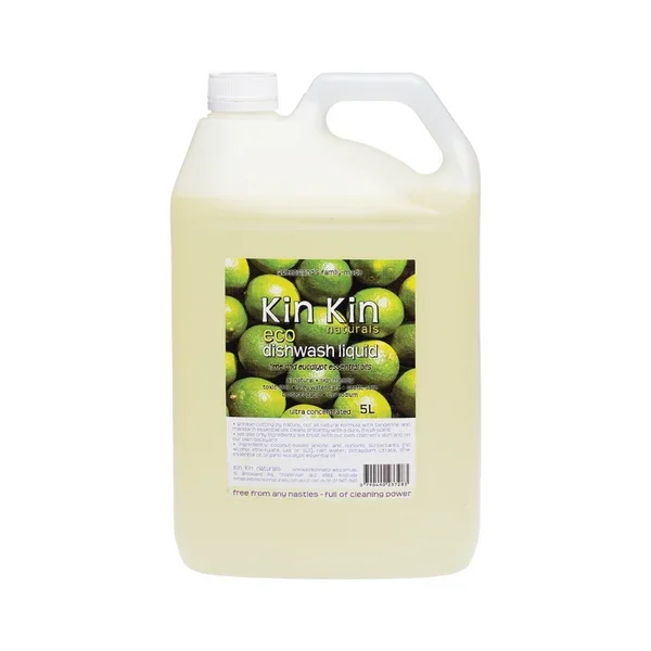 Kin Kin Naturals Dishwash Liquid - Lime & Eucalyptus 5L