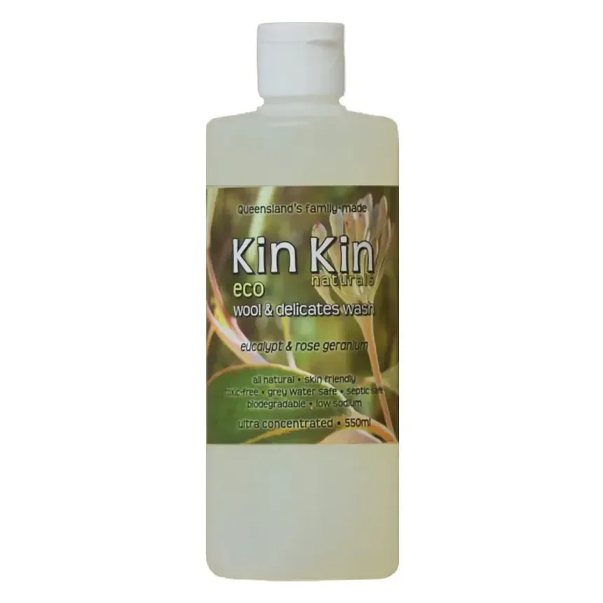 Kin Kin Naturals Wool & Delicates Wash - Eucalypt & Rose Geranium 1050mL