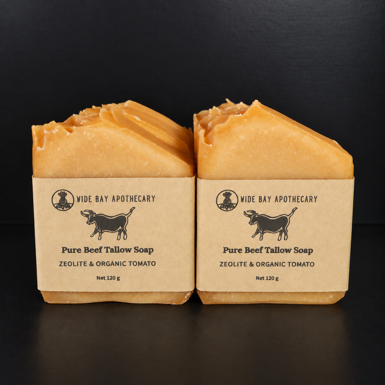 Pure Tallow Soap - Zeolite & Organic Tomato