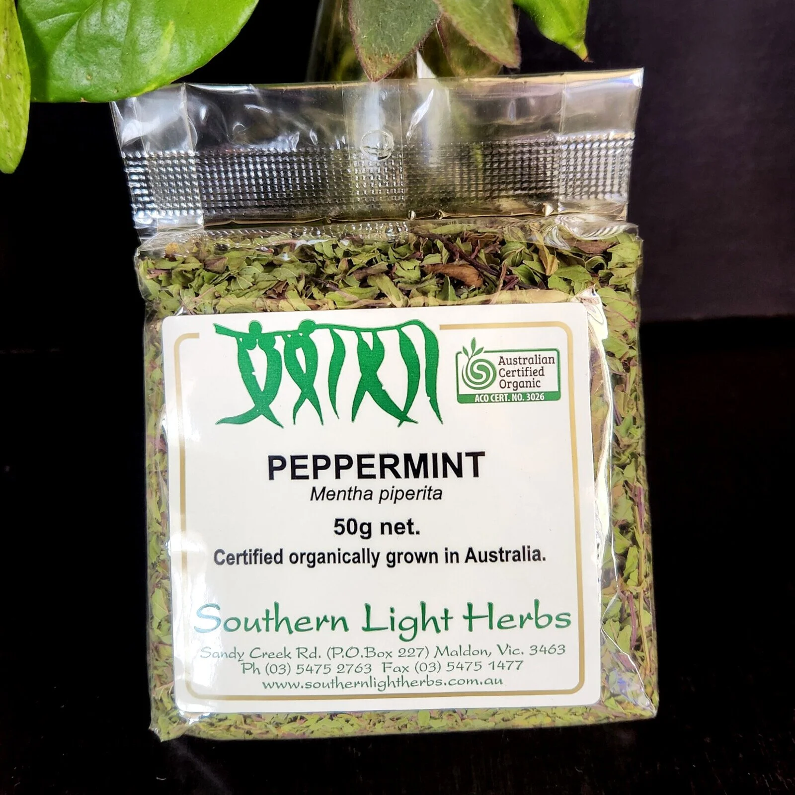 Southern Light Herbs - Peppermint (Organic) 50g