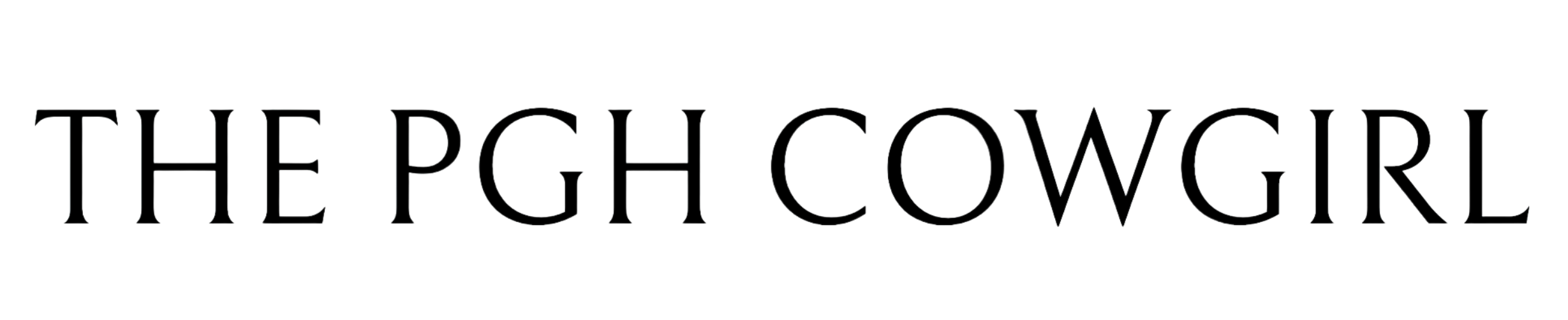 The PGH Cowgirl Main Logo. Customer of Double Designed.