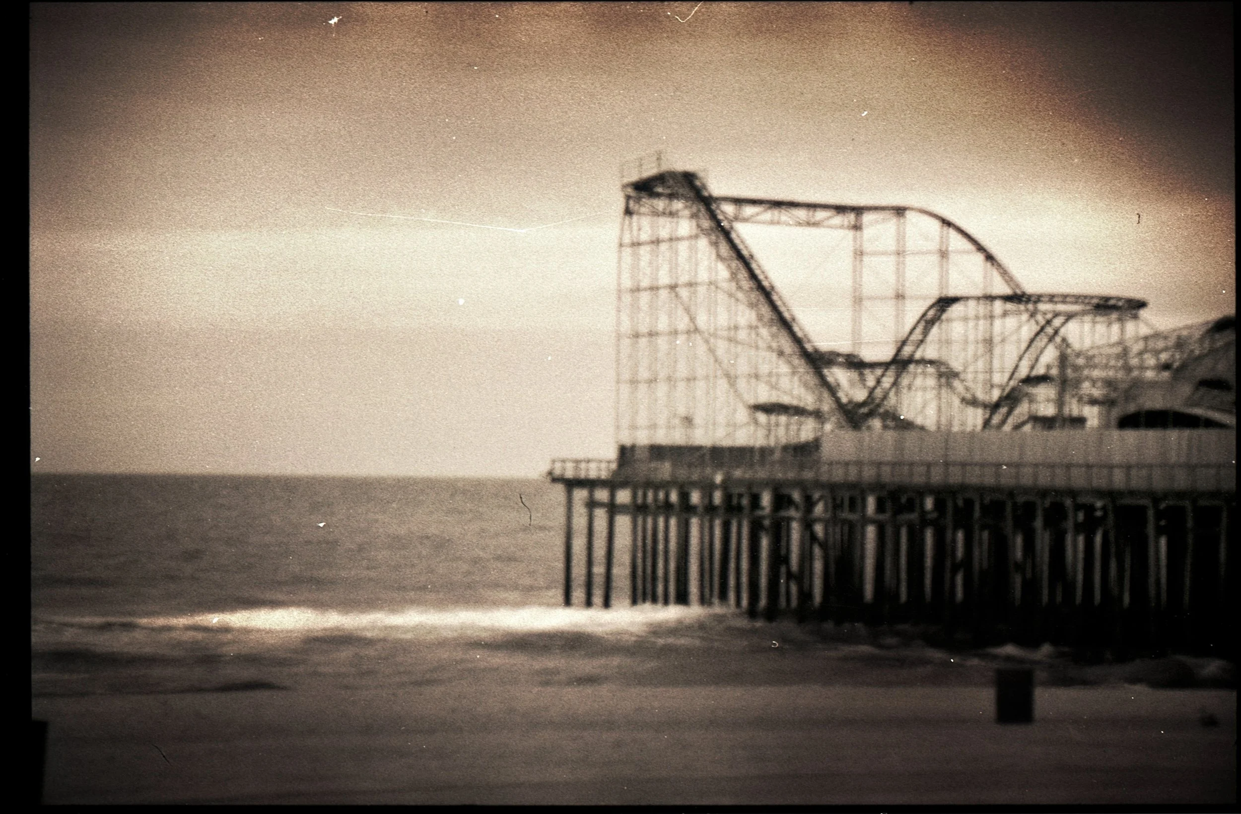 Seaside Heights, New Jersey - Holga on 120 Black and White film.