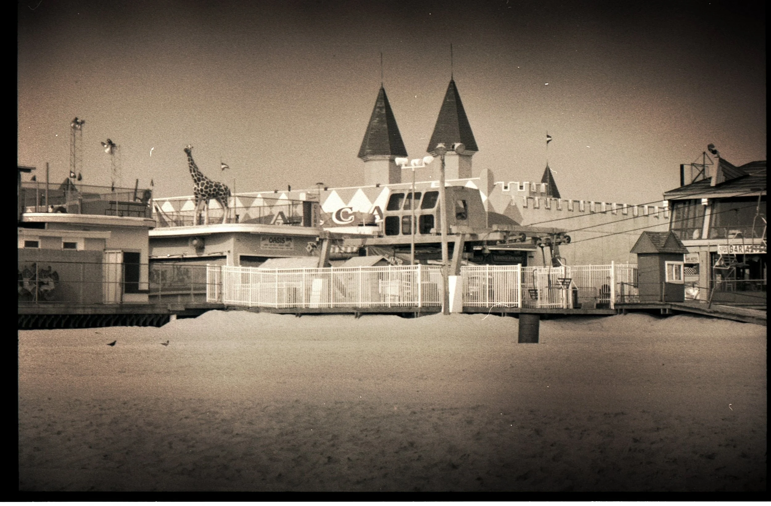 Seaside Heights, New Jersey - Holga on 120 Black and White film.