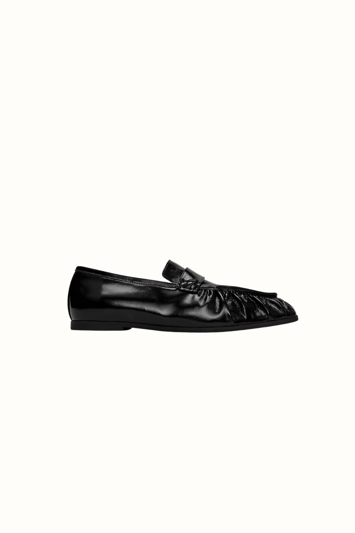 ARKET Lacquered Leather Loafers