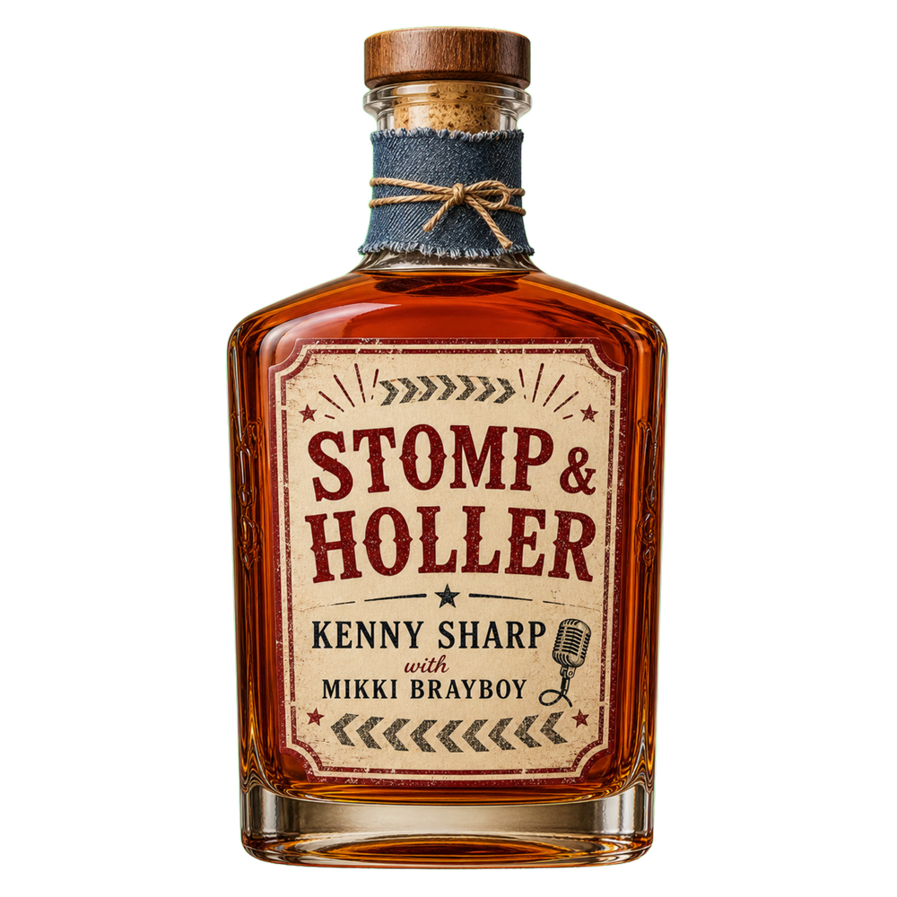 Stomp & Holler bottle artwork