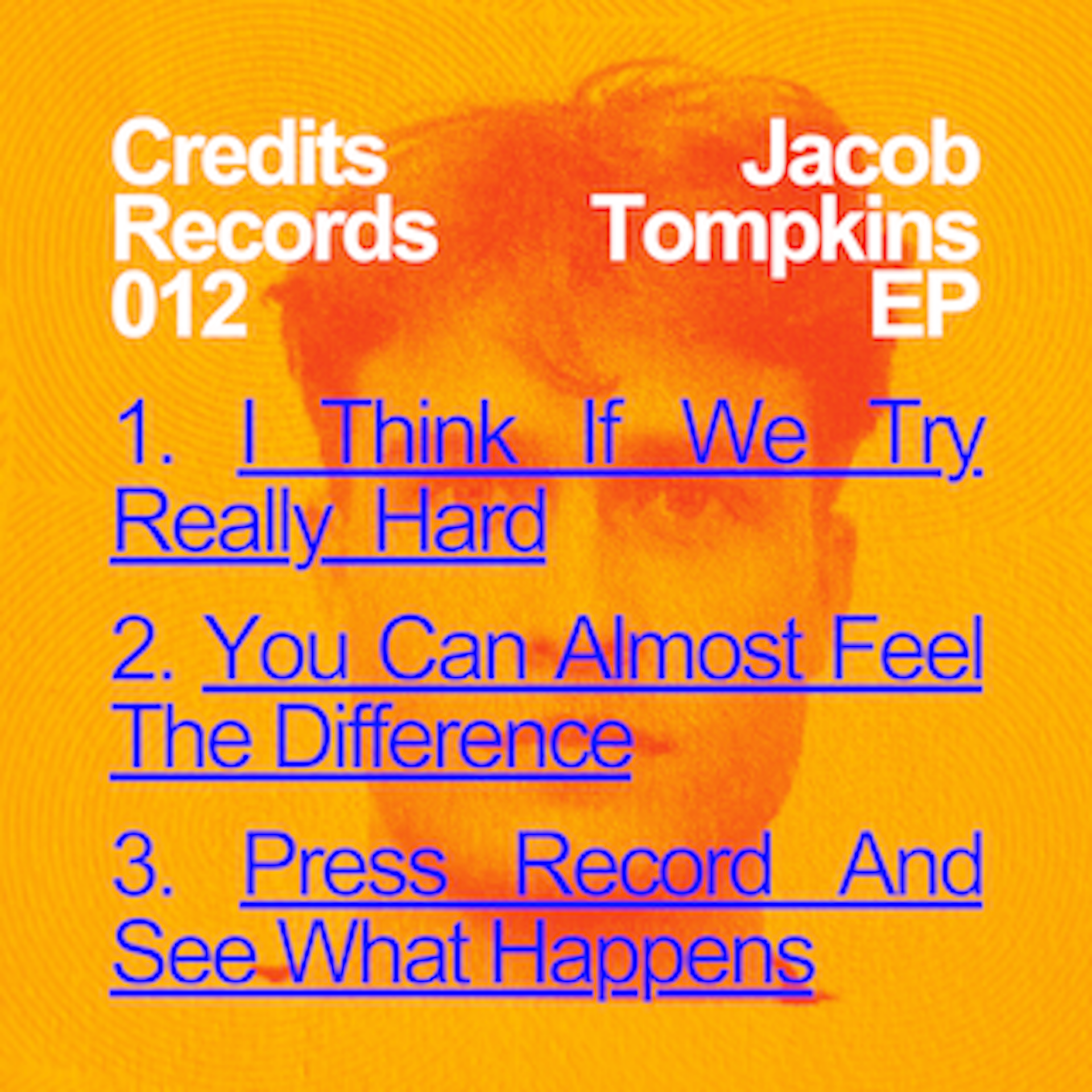 A bright orange and yellow background with text overlay. The text includes a list of steps, with numbers and instructions, and some words are underlined. The visible steps include instructions about recording and the phrase 'Really Hard'.
