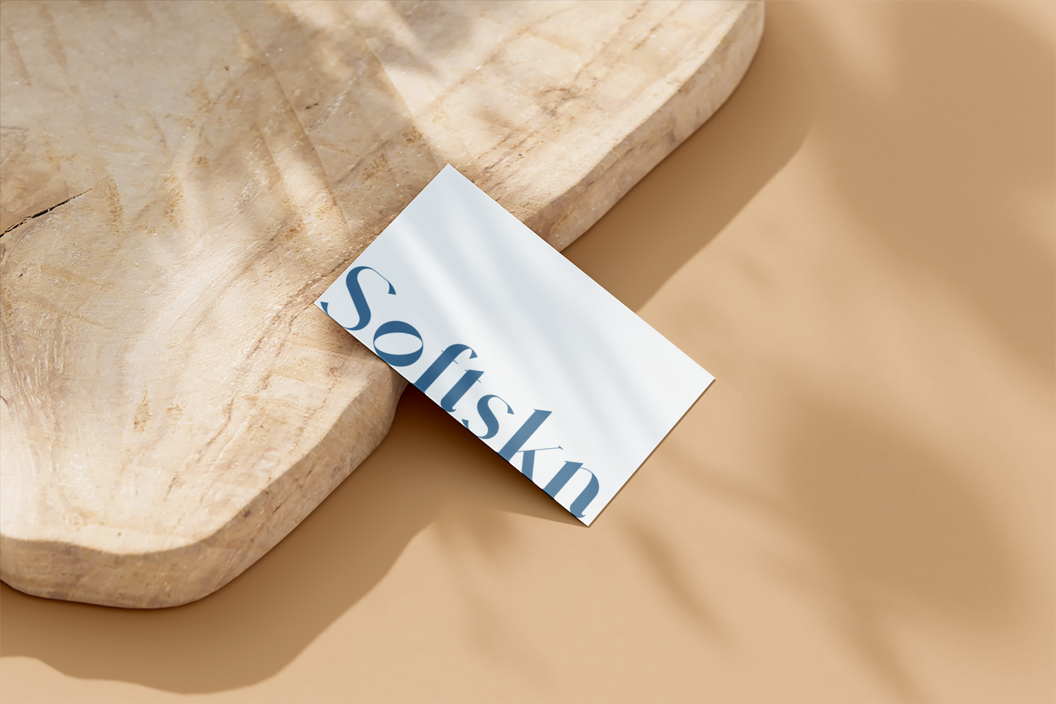 Softskn skincare brand visual identity