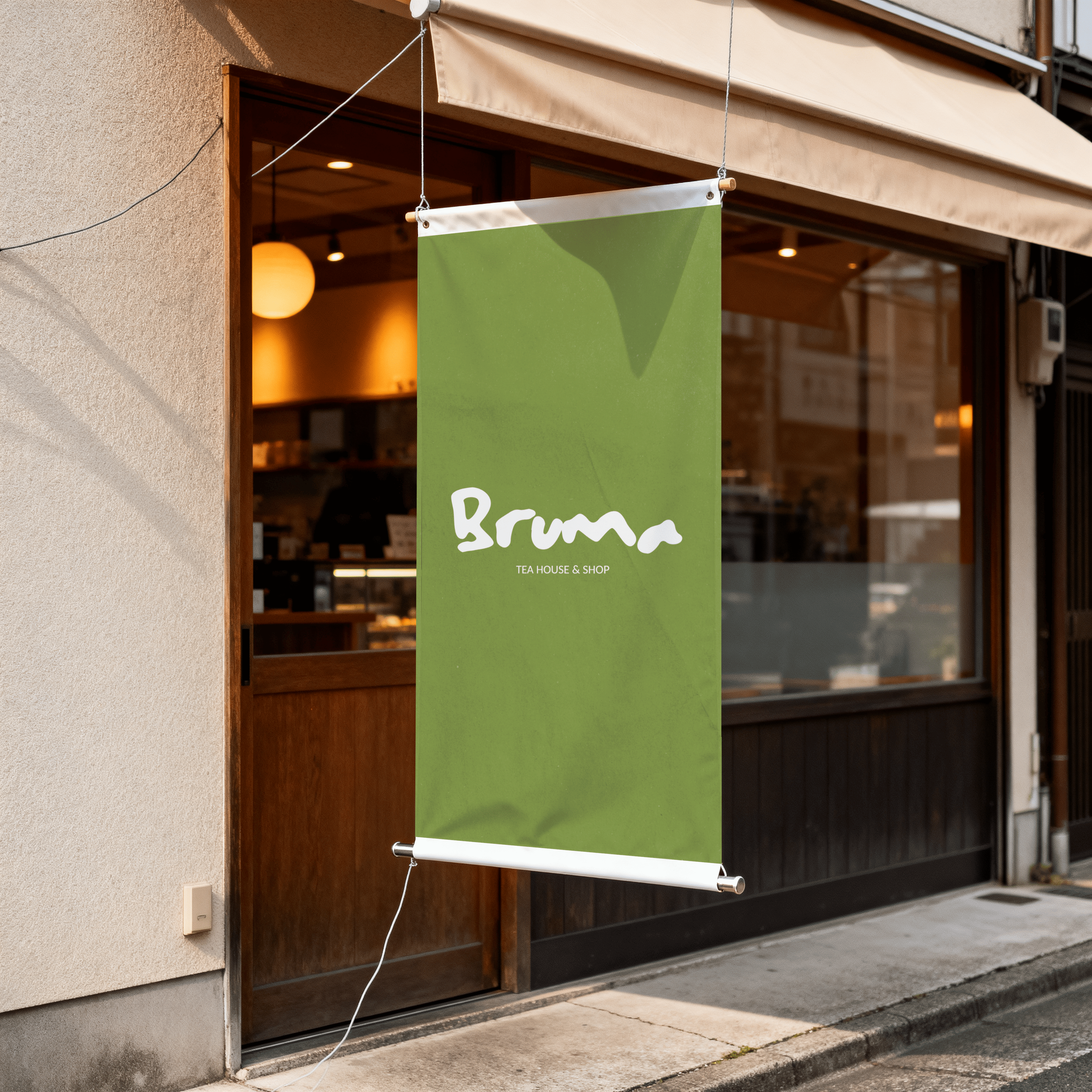 Bruma tea room ed E-commerce insegna