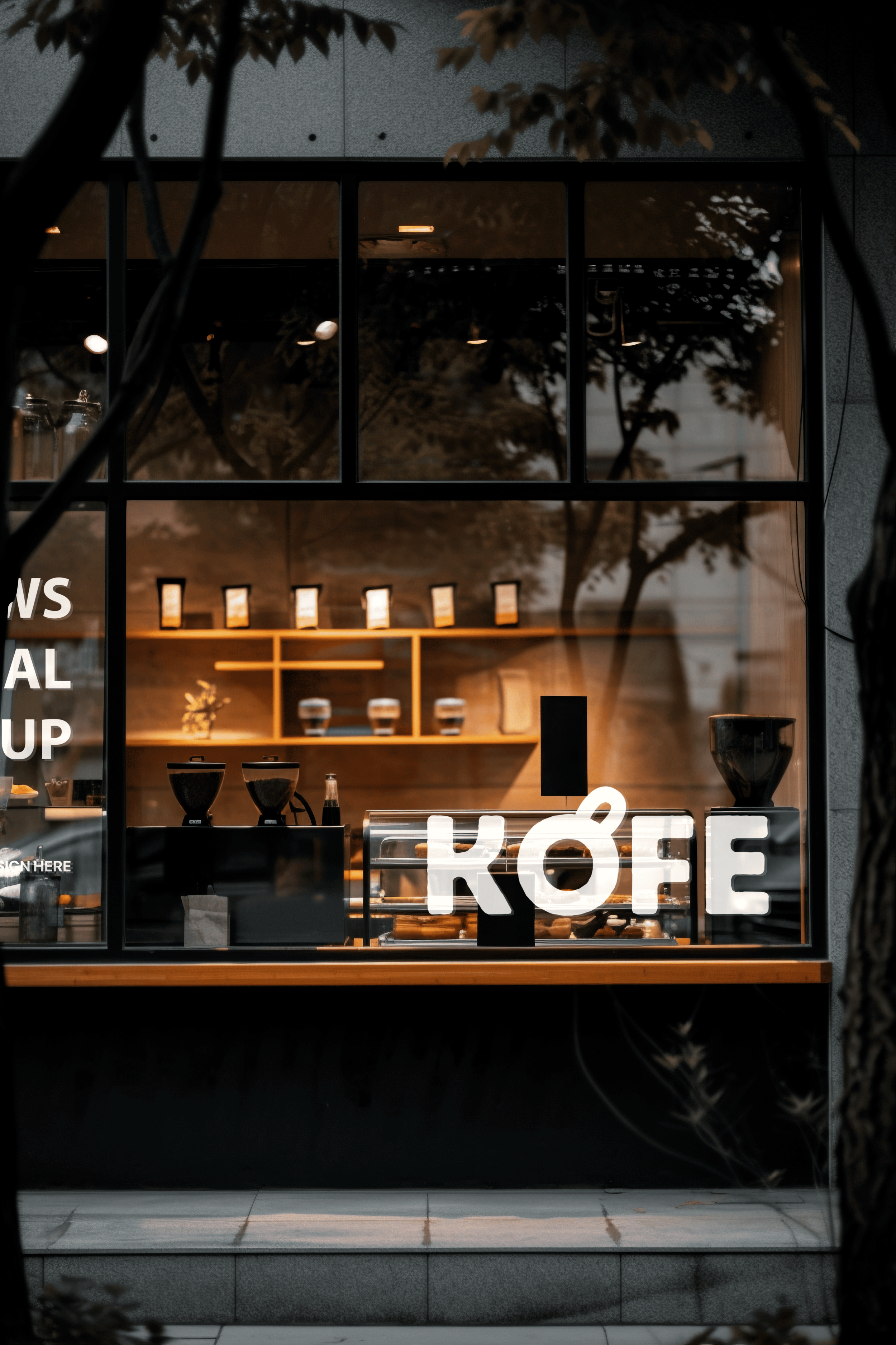 kofe caffetteria specialty insegna