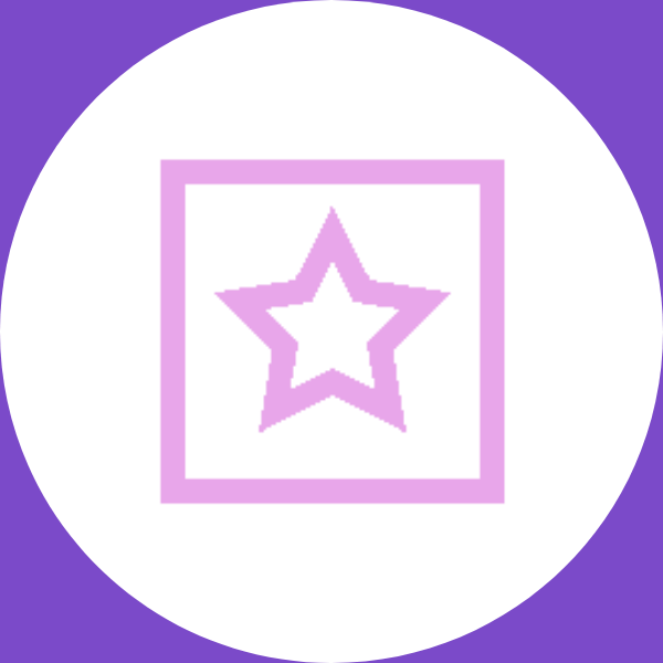Business excellence icon representing high-quality outcomes, continuous improvement, and professional standards.