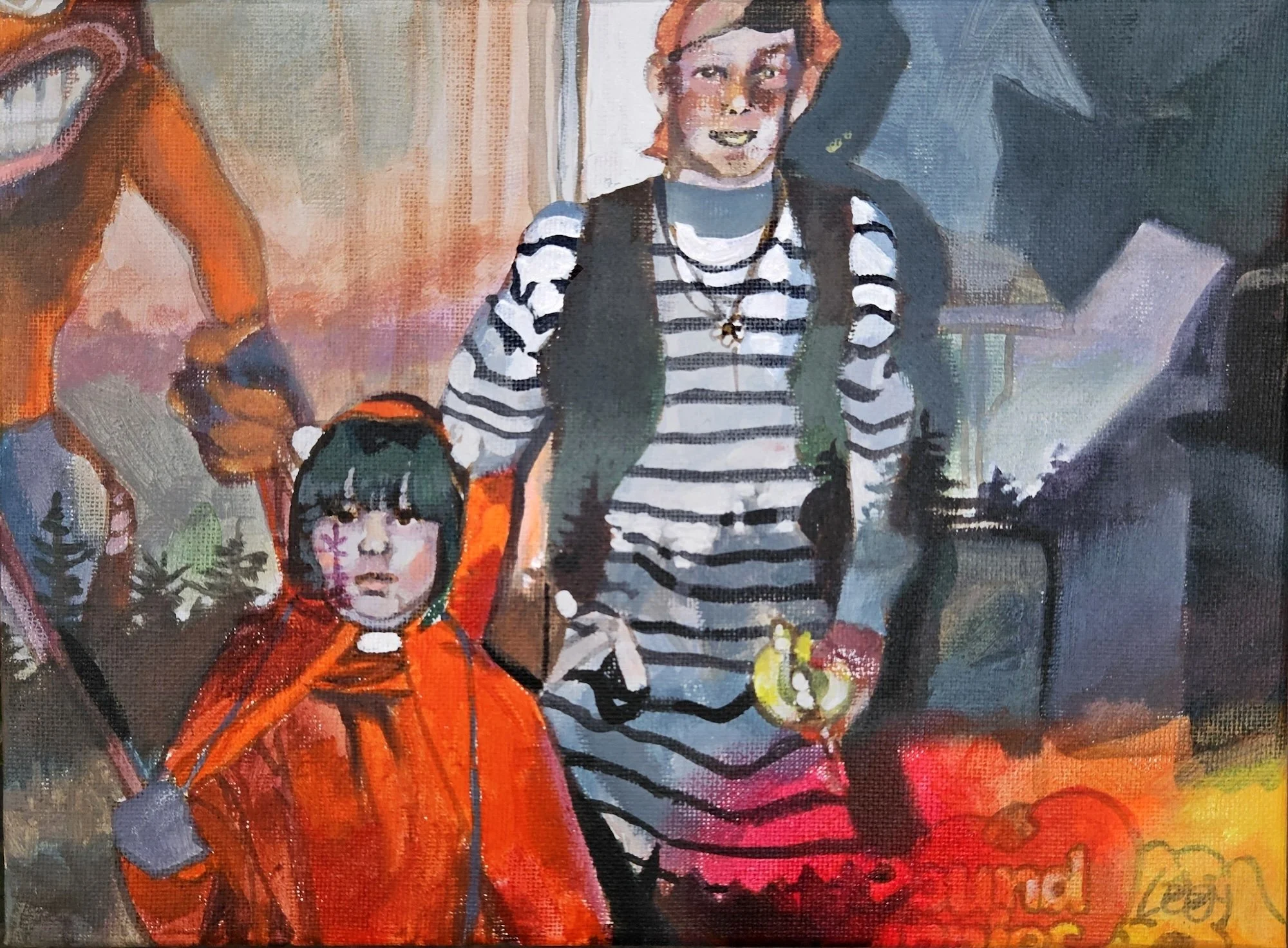 Feral, 2026, acrylic on canvas, 18 x 24 cm