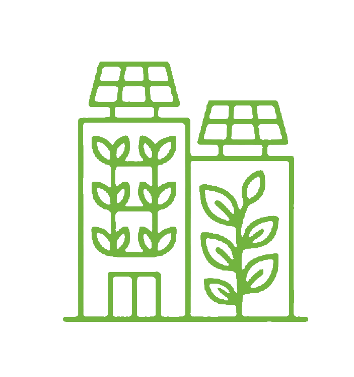 Geometric drawing of an outline square with sections divided by vertical, horizontal, and diagonal lines.