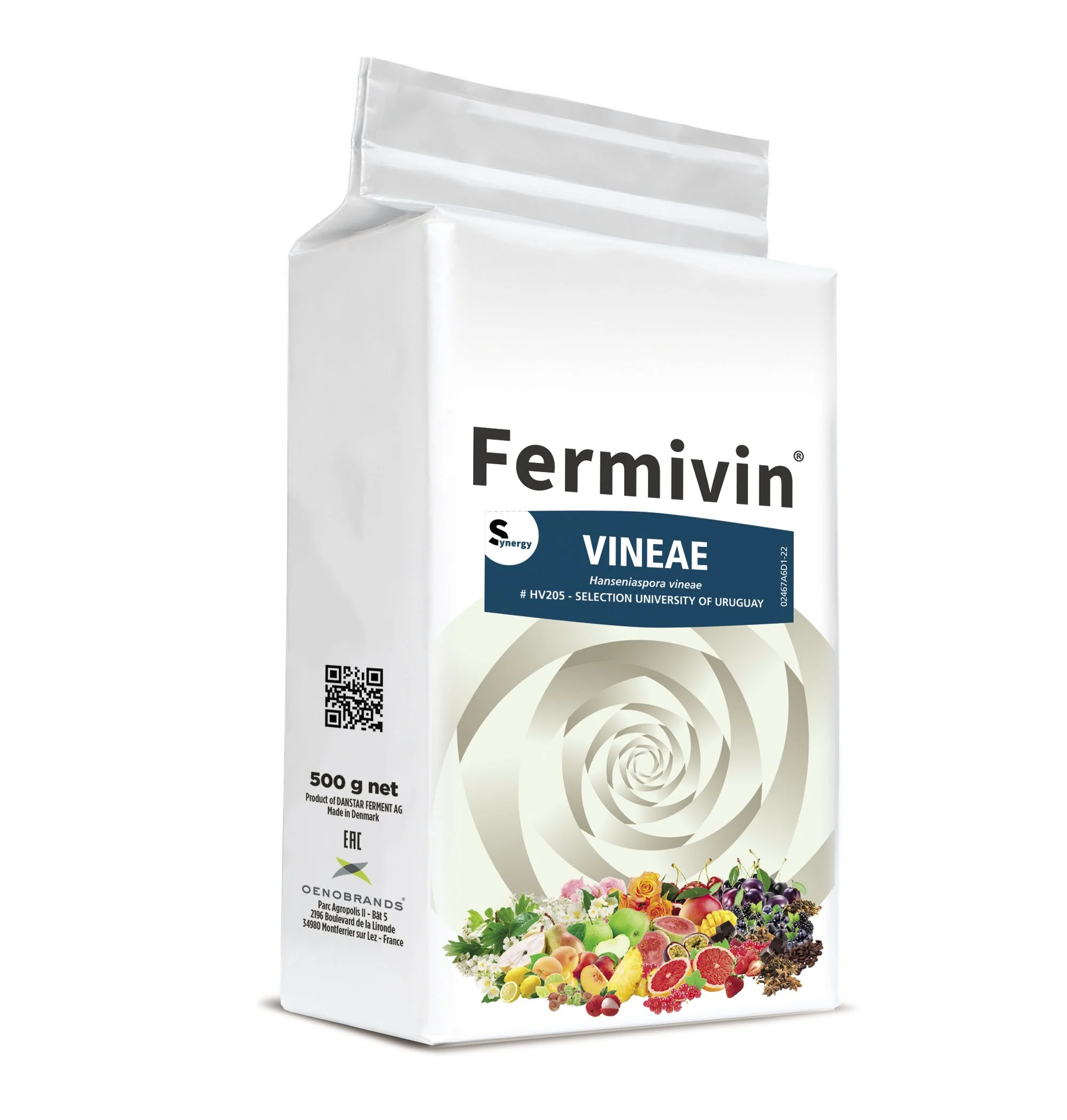 Packaging Fermivin, paquet de levures œnologiques
