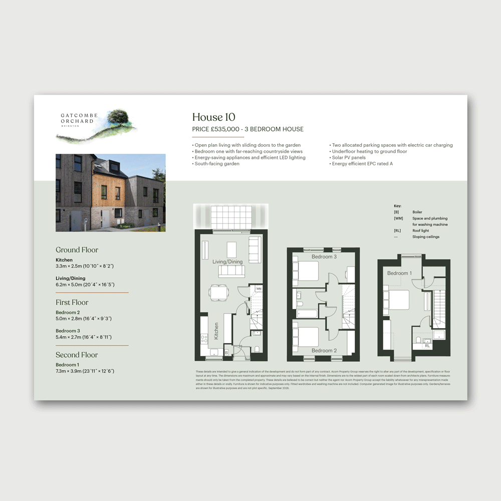 Gatcombe Orchard floorplans