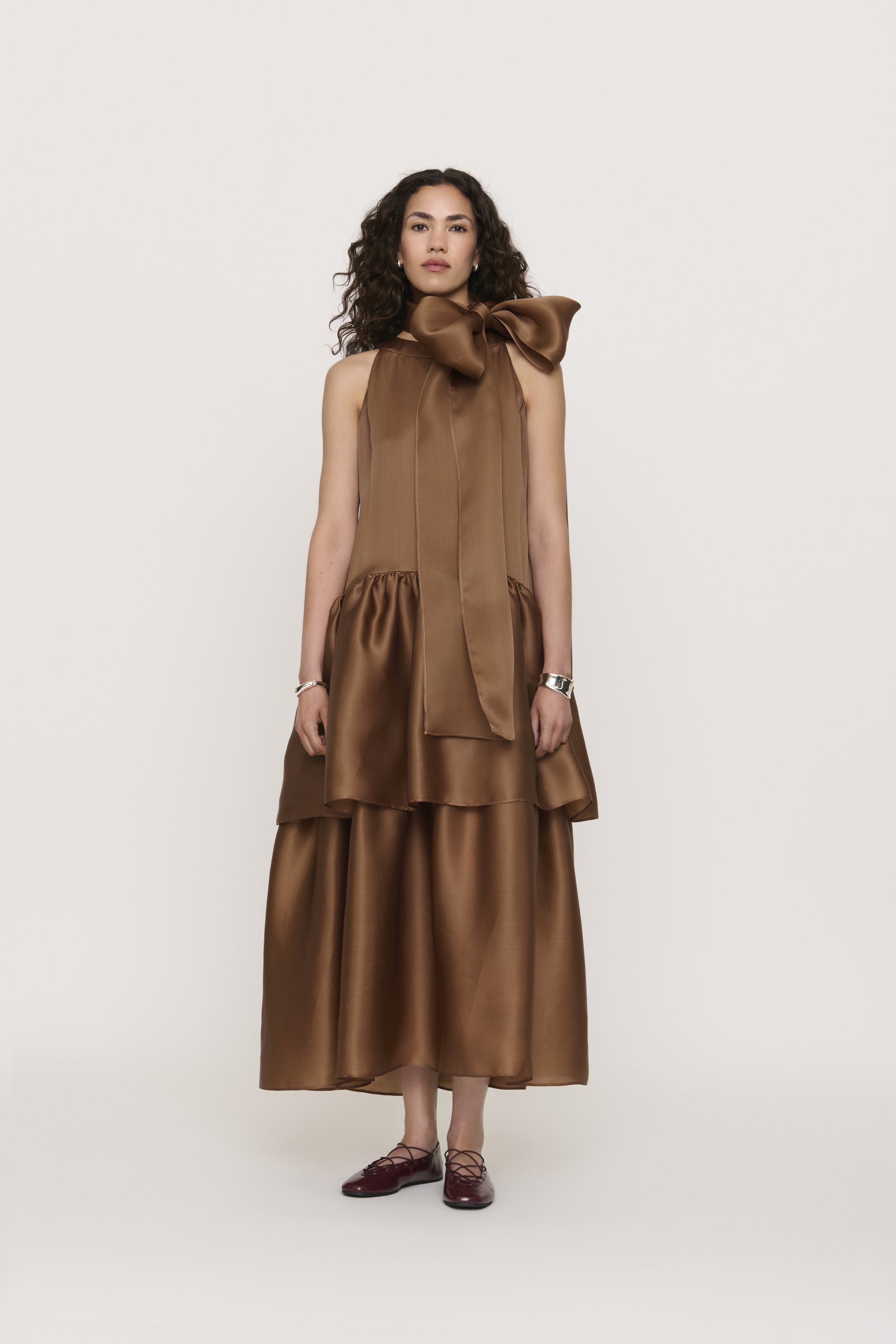 Mimi Dress in Caramel