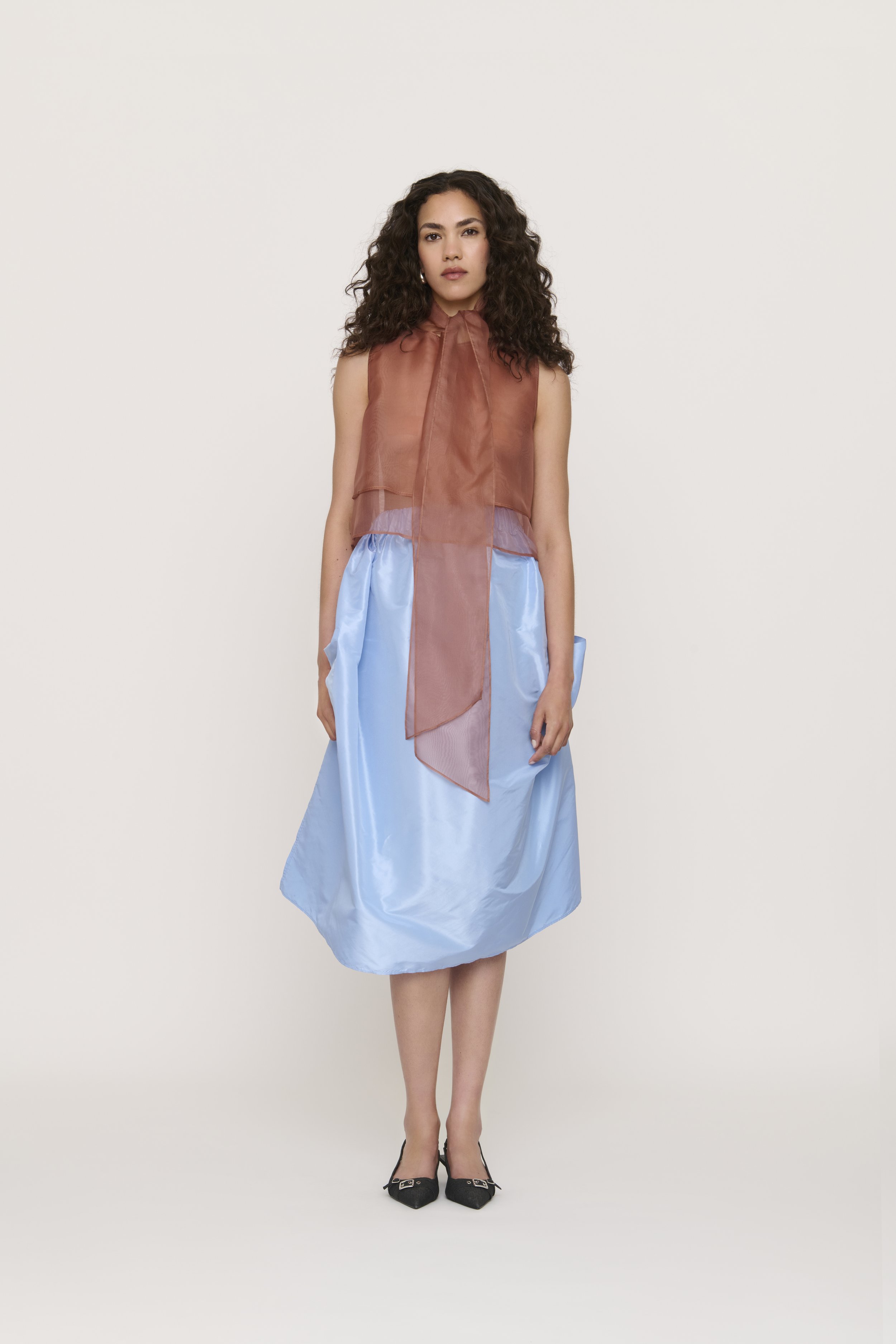 Holly Skirt in Sky Blue