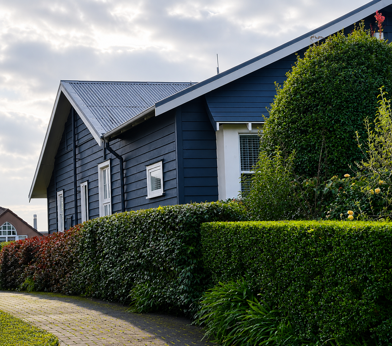 Completed exterior house painting in Remuera Auckland