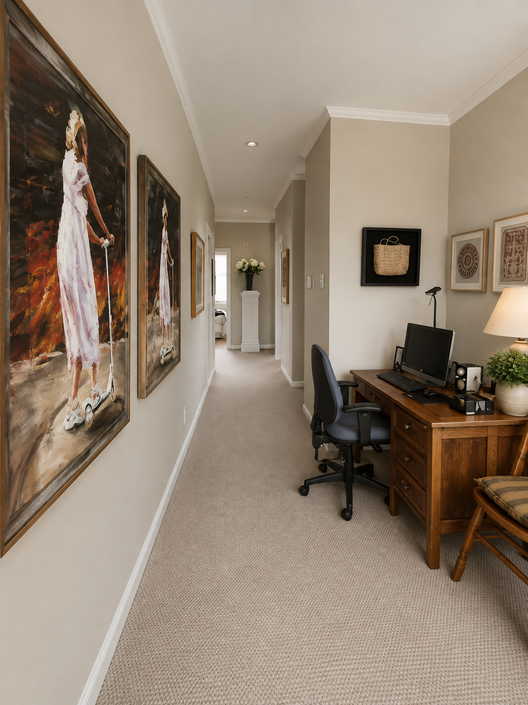 Finished interior bedroom painting in Mt Eden Auckland