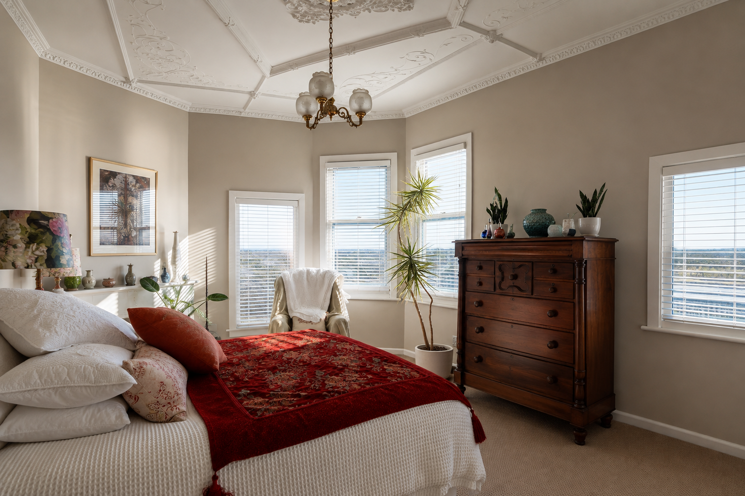 Heritage ceiling restoration and interior painting completed