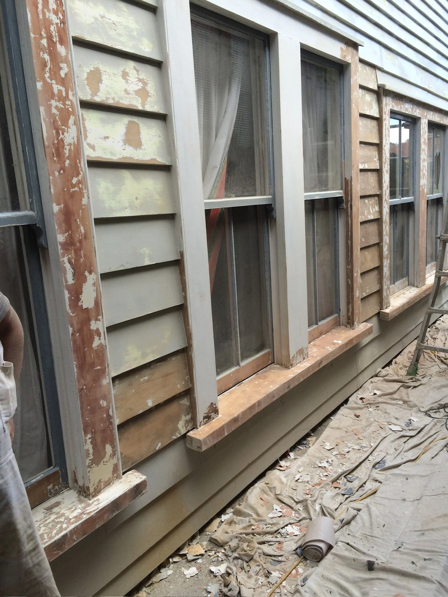 Heritage villa before exterior restoration in Balmoral
