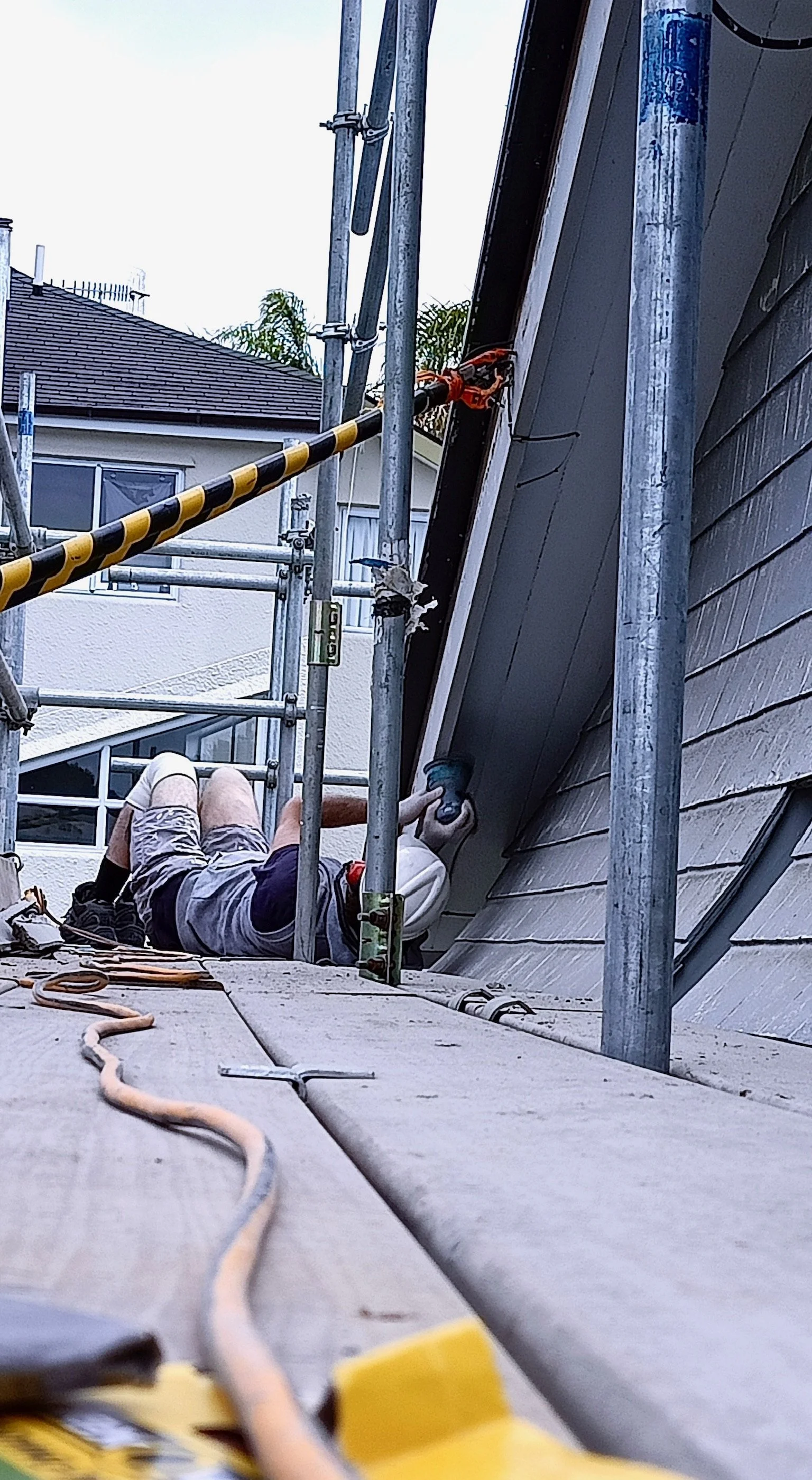 Timber repairs and surface preparation before painting