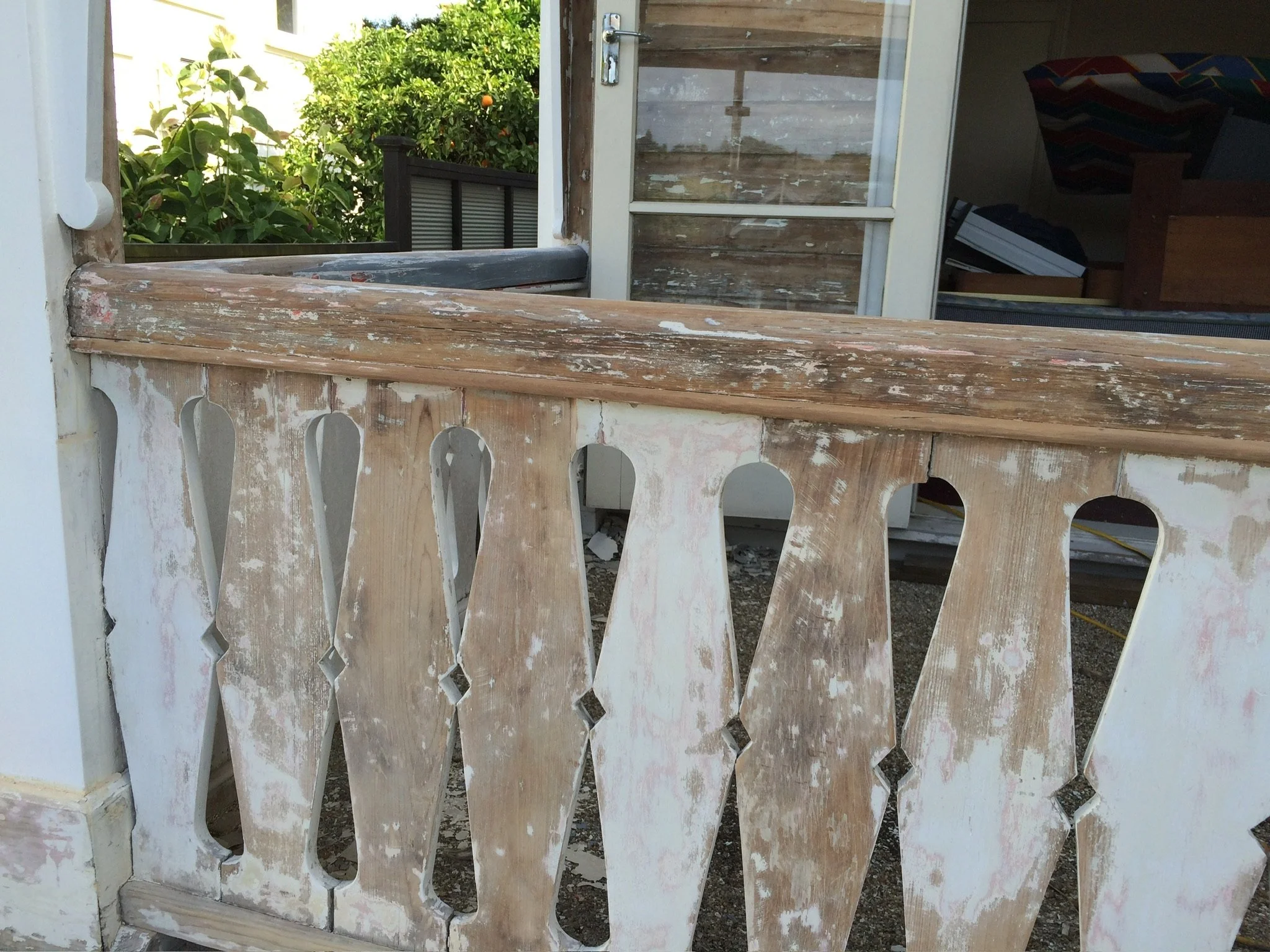 Timber repairs and surface preparation before painting