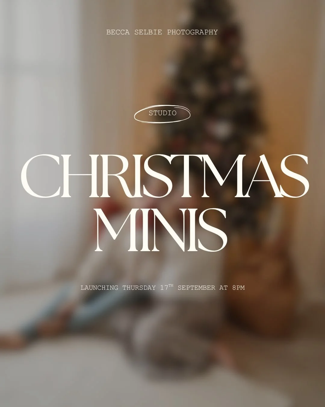 Christmas minis launching tomorrow at 8pm ✨

Two dates, 10 sessions available this year, so if you want one, please be quick 🎄 

Launching to the mailing list first! DM &ldquo;Christmas&rdquo; to be added if you aren&rsquo;t there already! 

Think u