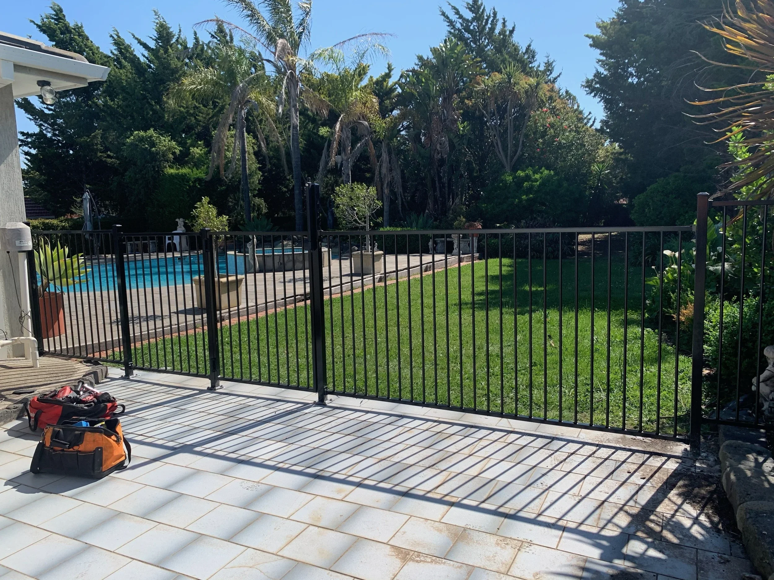 pool fencing built in mermaid waters aluminum