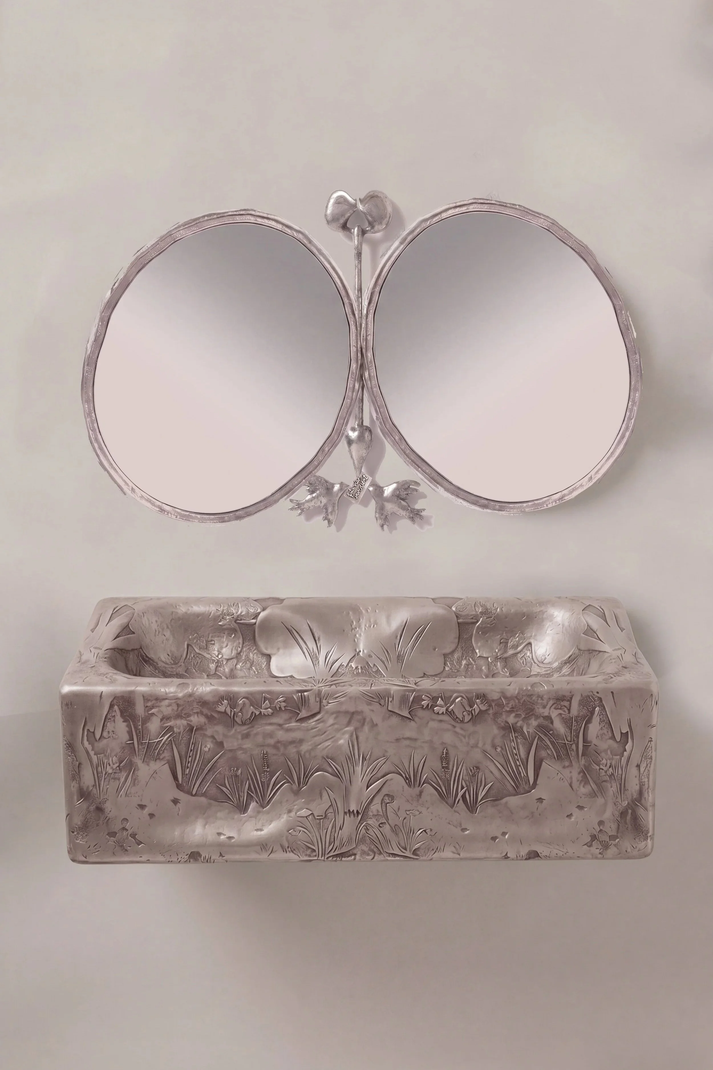 Locket Mirror + Sink