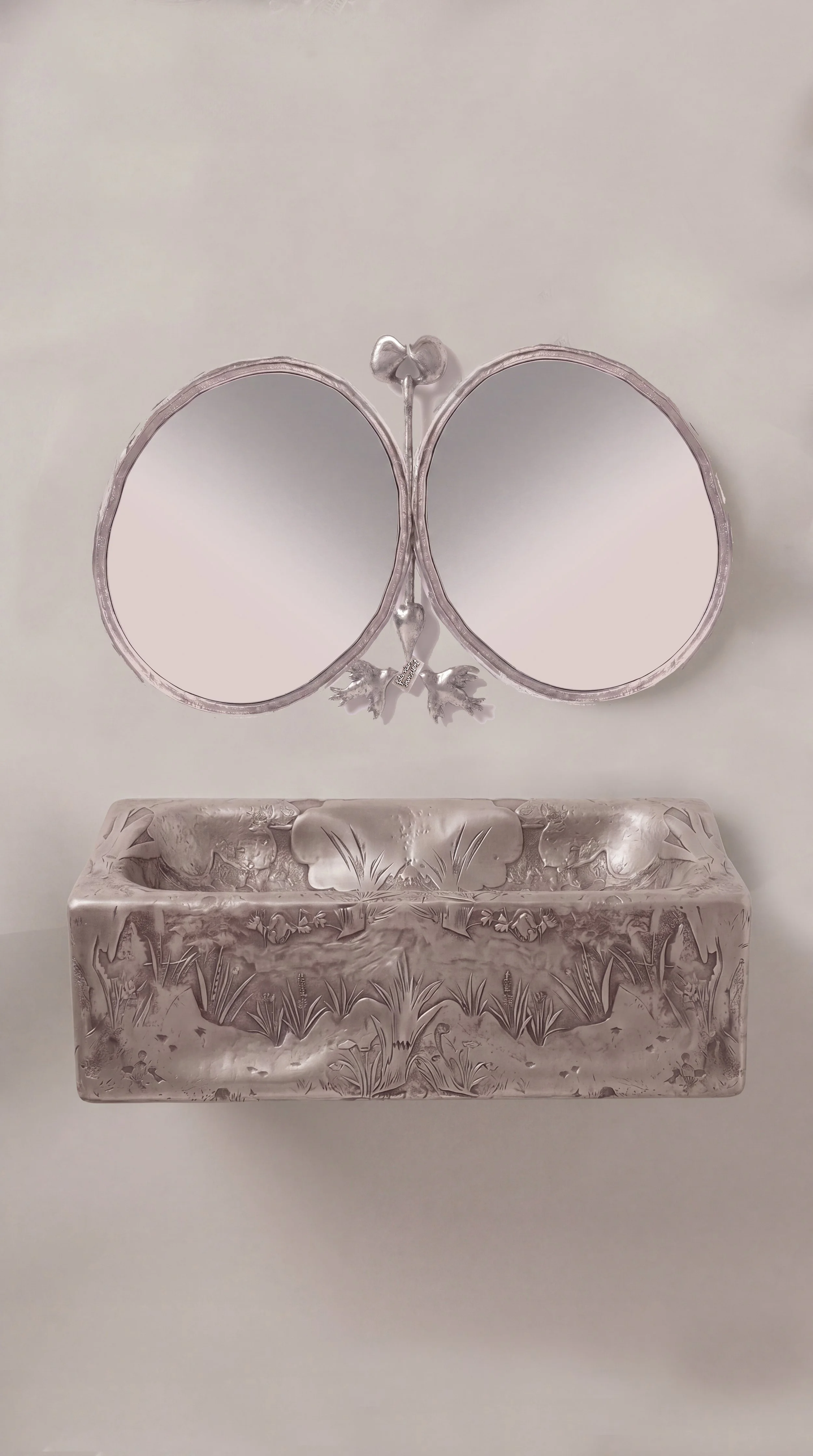 Locket Mirror + Sink