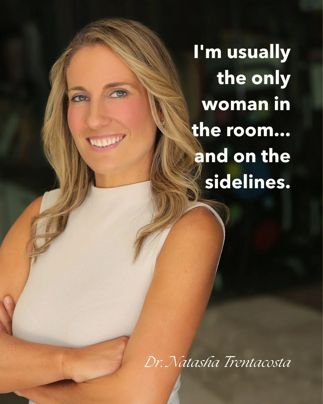 People notice when women are underrepresented on the field. Fewer people notice when it's the same story on the sideline.⁠
⁠
I'm a team physician for Angel City FC and one of relatively few women practicing sports medicine at this level. Representati