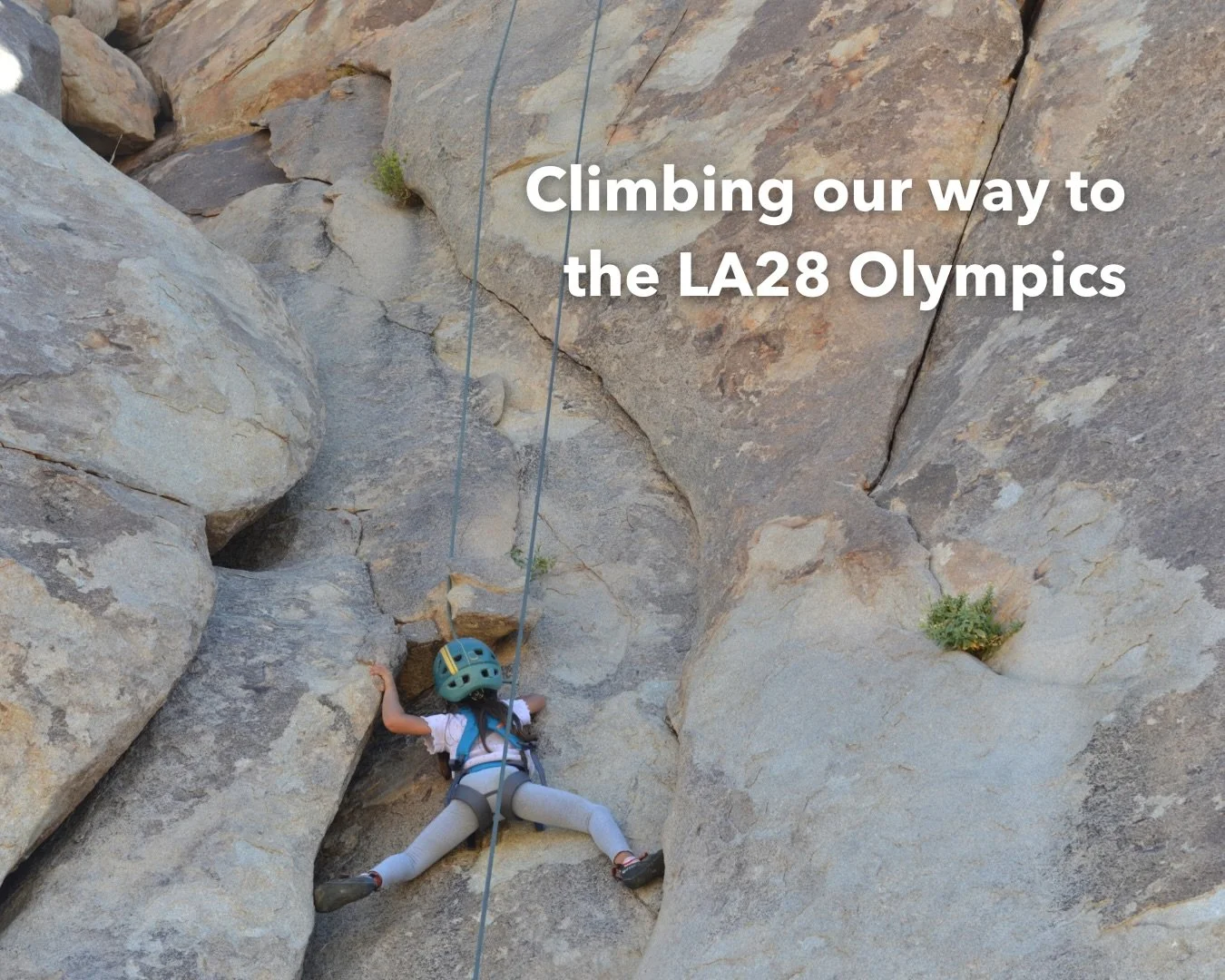 LA28, we&rsquo;re coming for you! 🏅⁠
⁠
Well&hellip; maybe not quite yet. But you&rsquo;ve got to start somewhere! ⁠
⁠
Rock climbing is officially part of the LA28 Olympics, with three separate medal events: bouldering, lead climbing, and speed climb