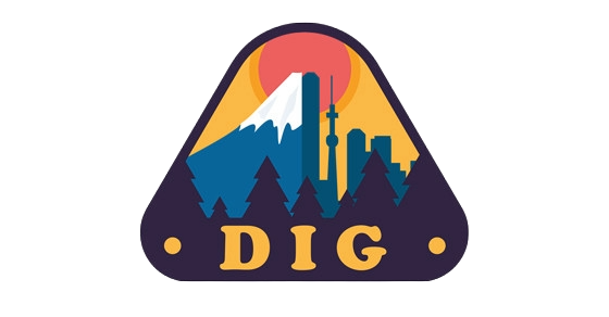 Dig Cycle Tours Logo Tokyo Japan