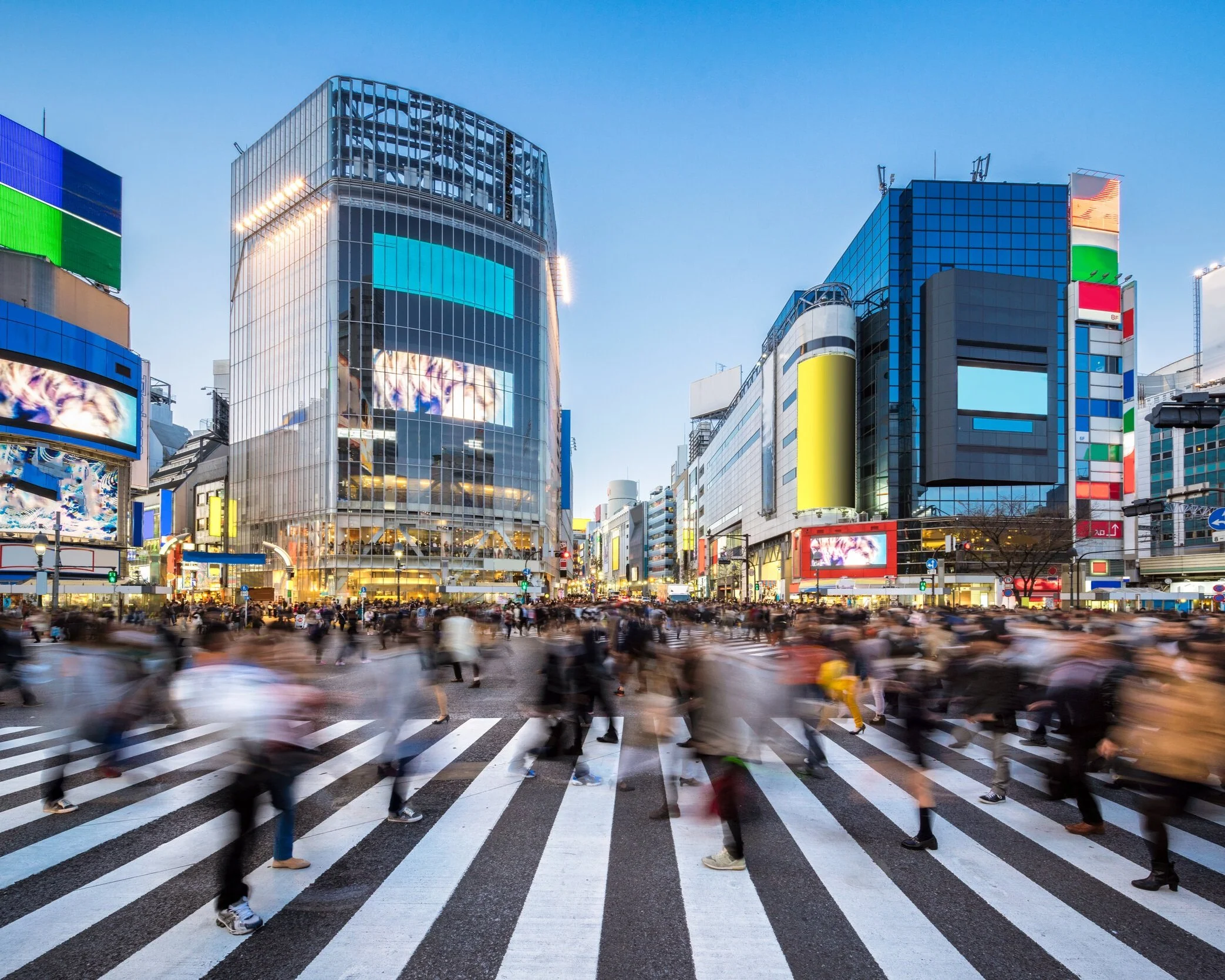 Shibuya's scramble crossing