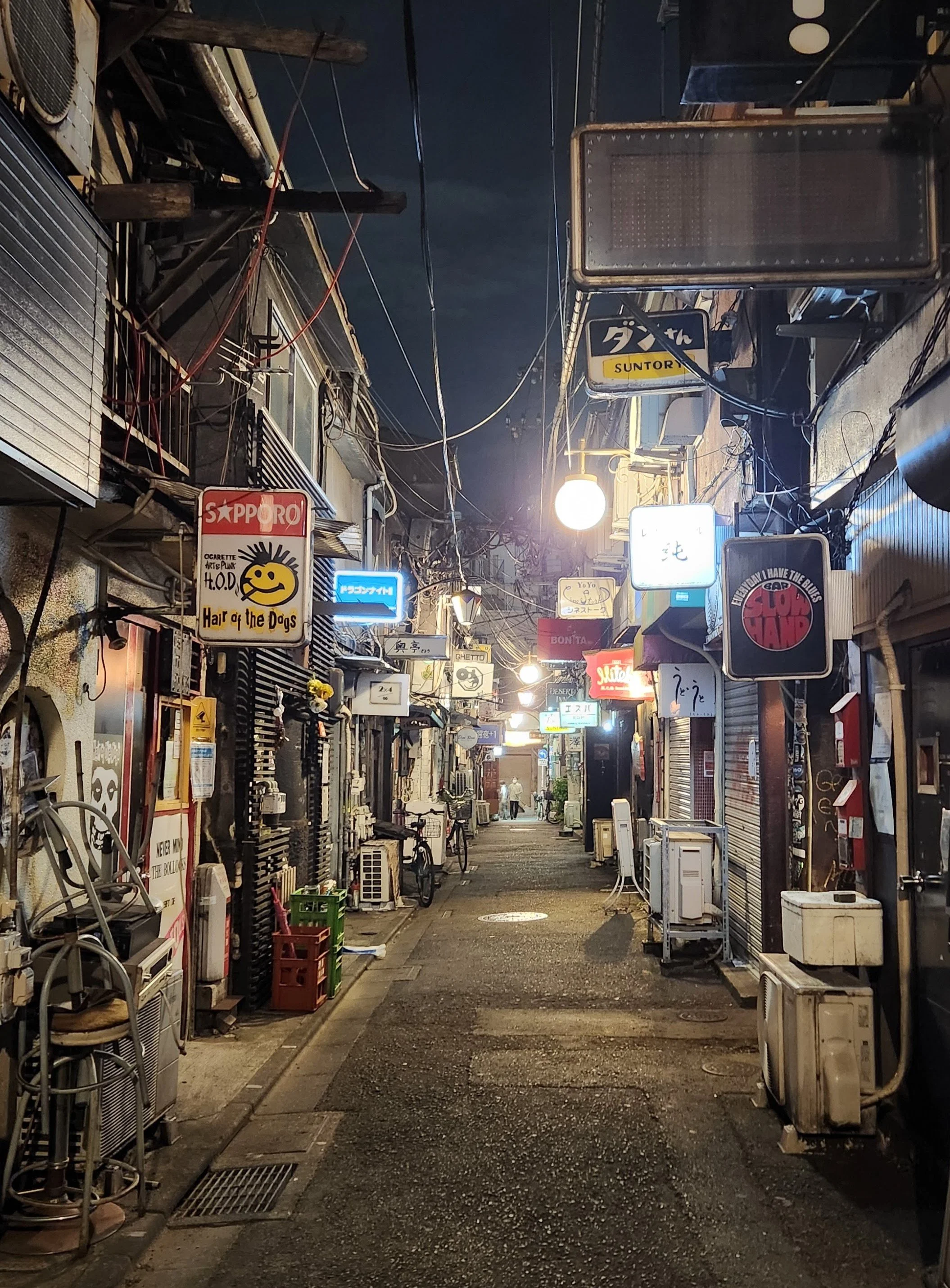 Alley in Golden Gai Shinjuku Tokyo Japan