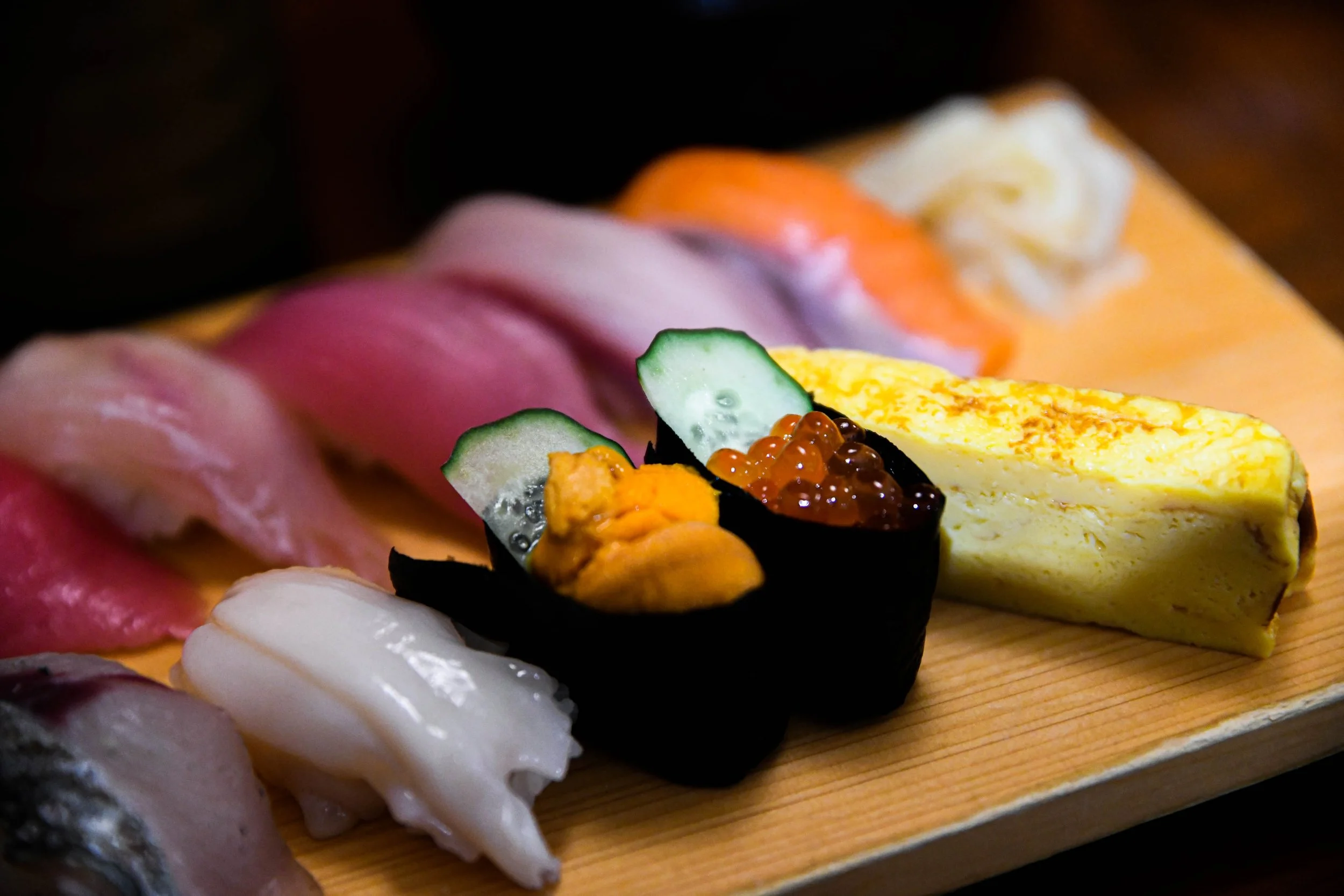 Sushi platter tsukiji fish market Tokyo