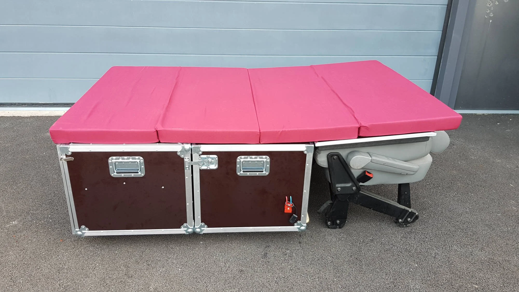 Lit amovible pour van amégement sur mesure