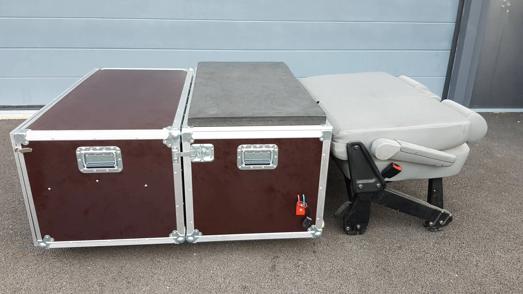 Flight case amenagement sur mesure vanlife
