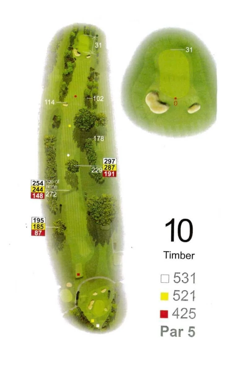 Hole 10, Timber, plan