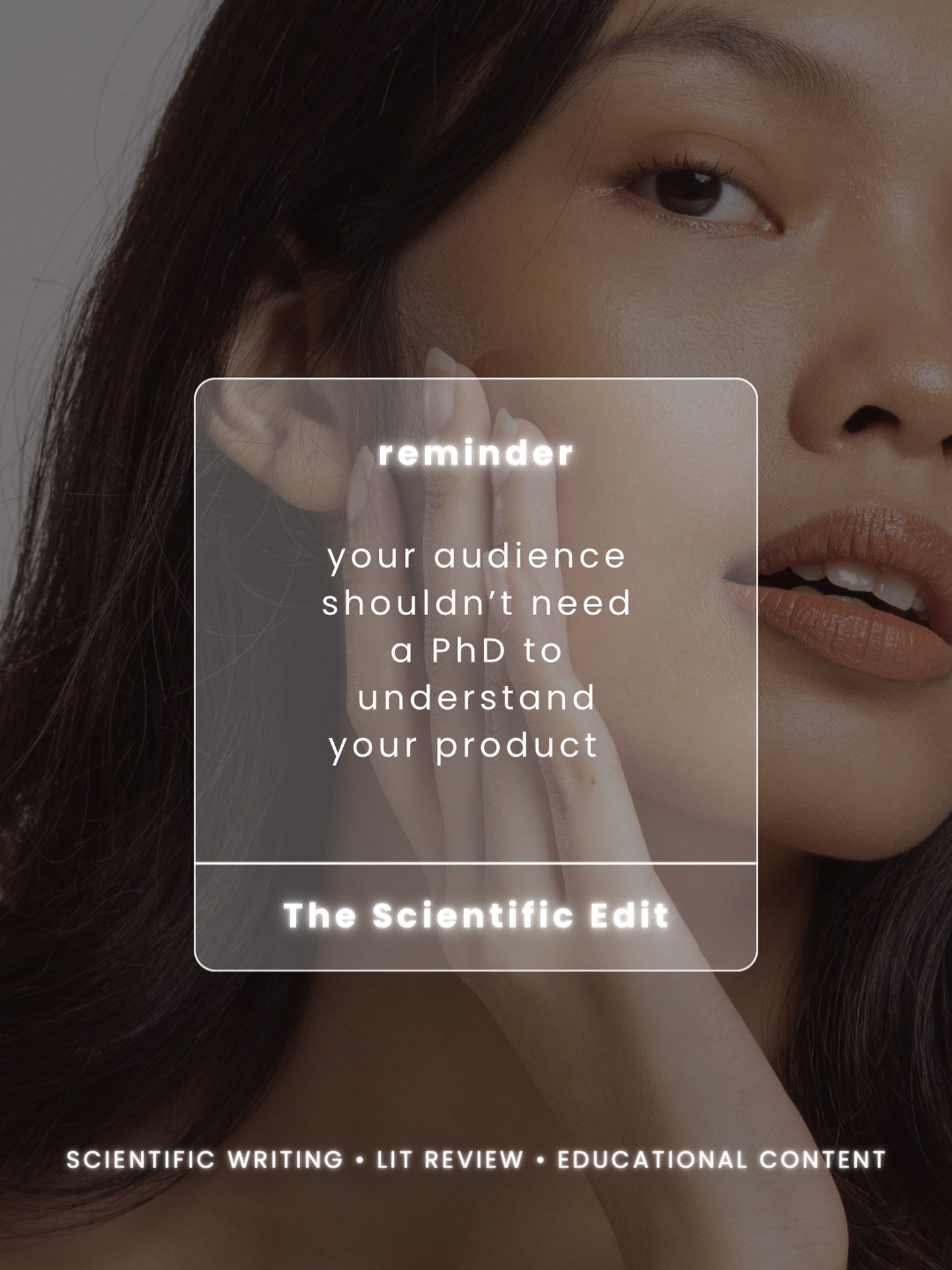 If your audience needs a science degree to understand your product, you&rsquo;ve already lost them.

The strongest brands don&rsquo;t simplify the science.

They simplify the communication.

Clear, evidence-based content builds trust, improves engage