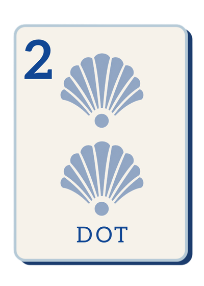 Mahjong Tile 2 Dot