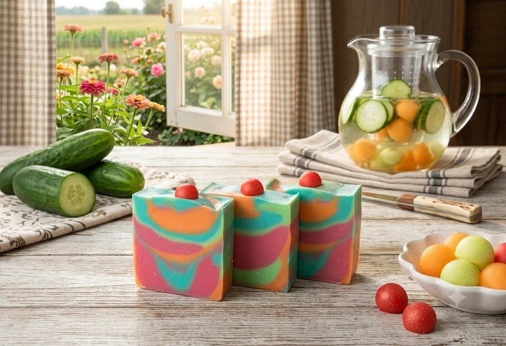 Cucumber Melon Goat Milk Soap