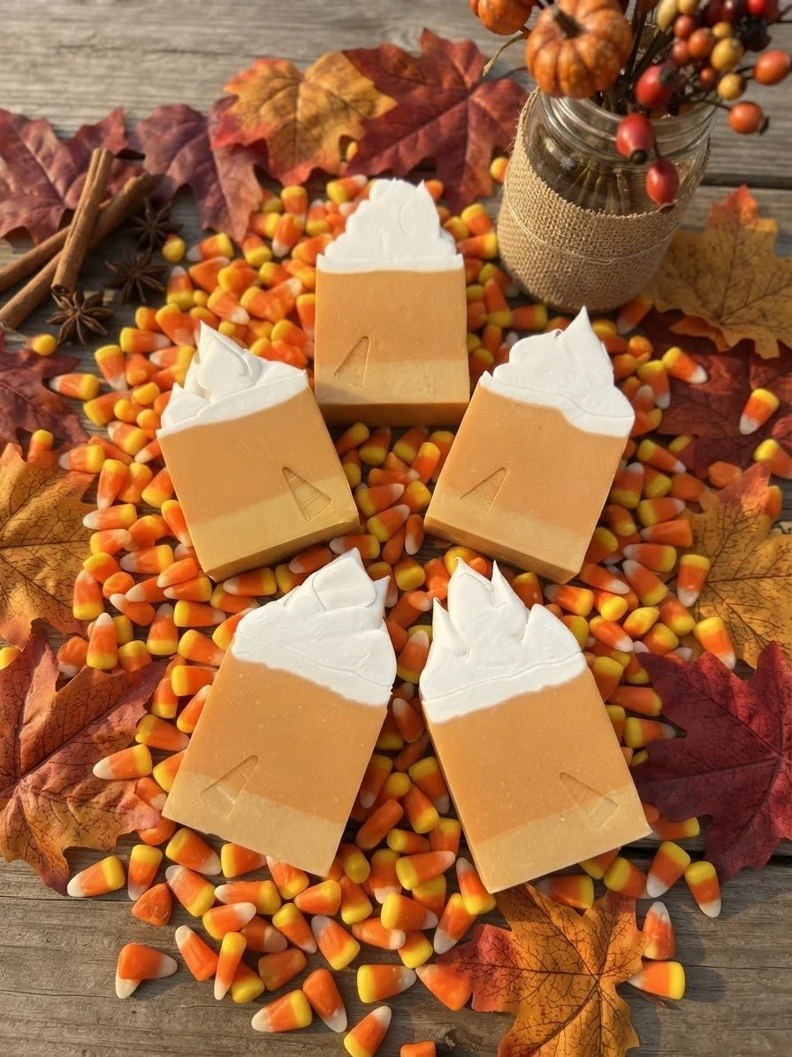 Candy Corn Goat Millk Soap.jpeg